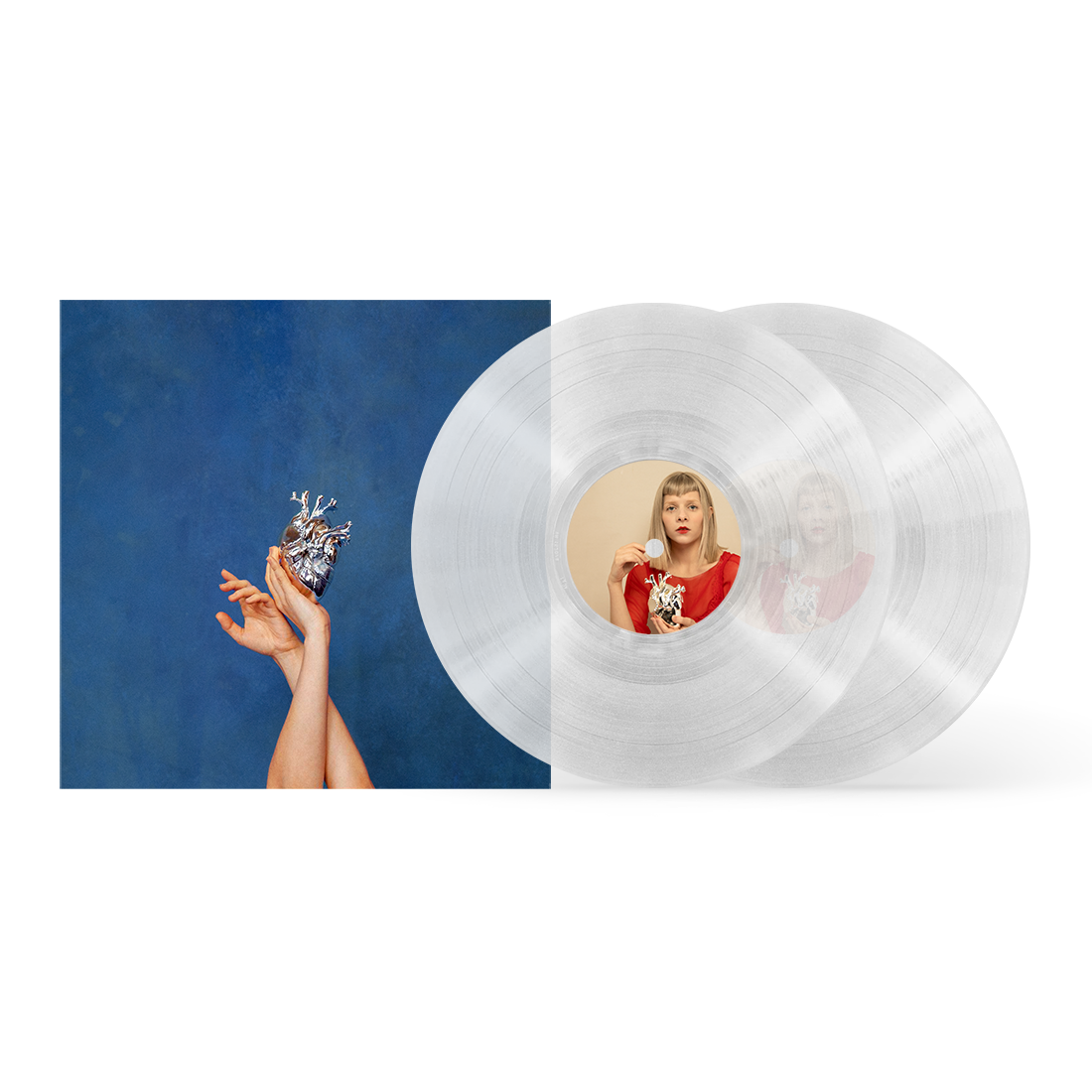 What Happened To The Heart? Limited Red/Blue Vinyl 2LP, Clear Vinyl 2LP + Signed Art Card