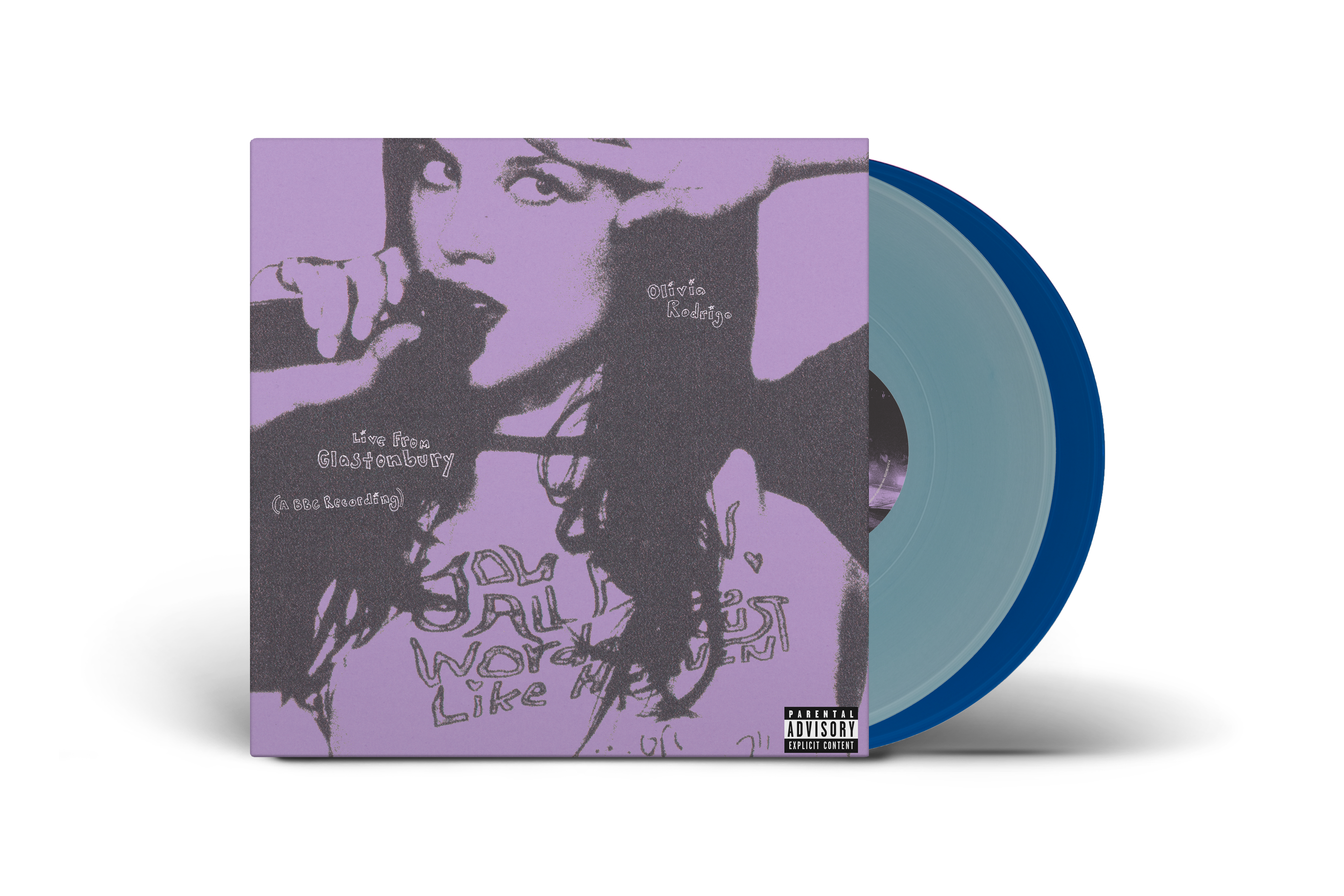 Olivia Rodrigo - Live From Glastonbury (A BBC Recording): Light Blue & Cobalt Vinyl 2LP