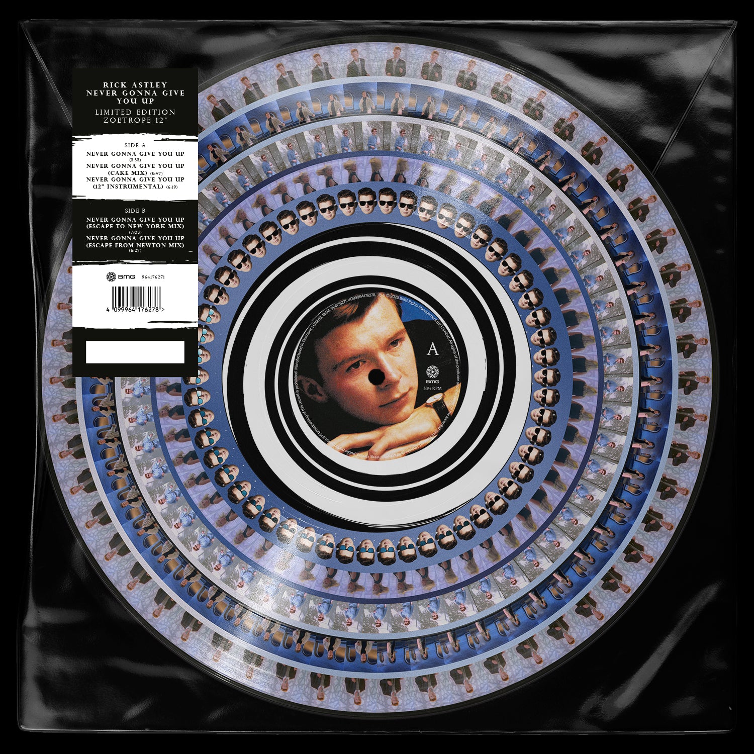 Rick Astley - Never Gonna Give You Up: Zoetrope Vinyl LP
