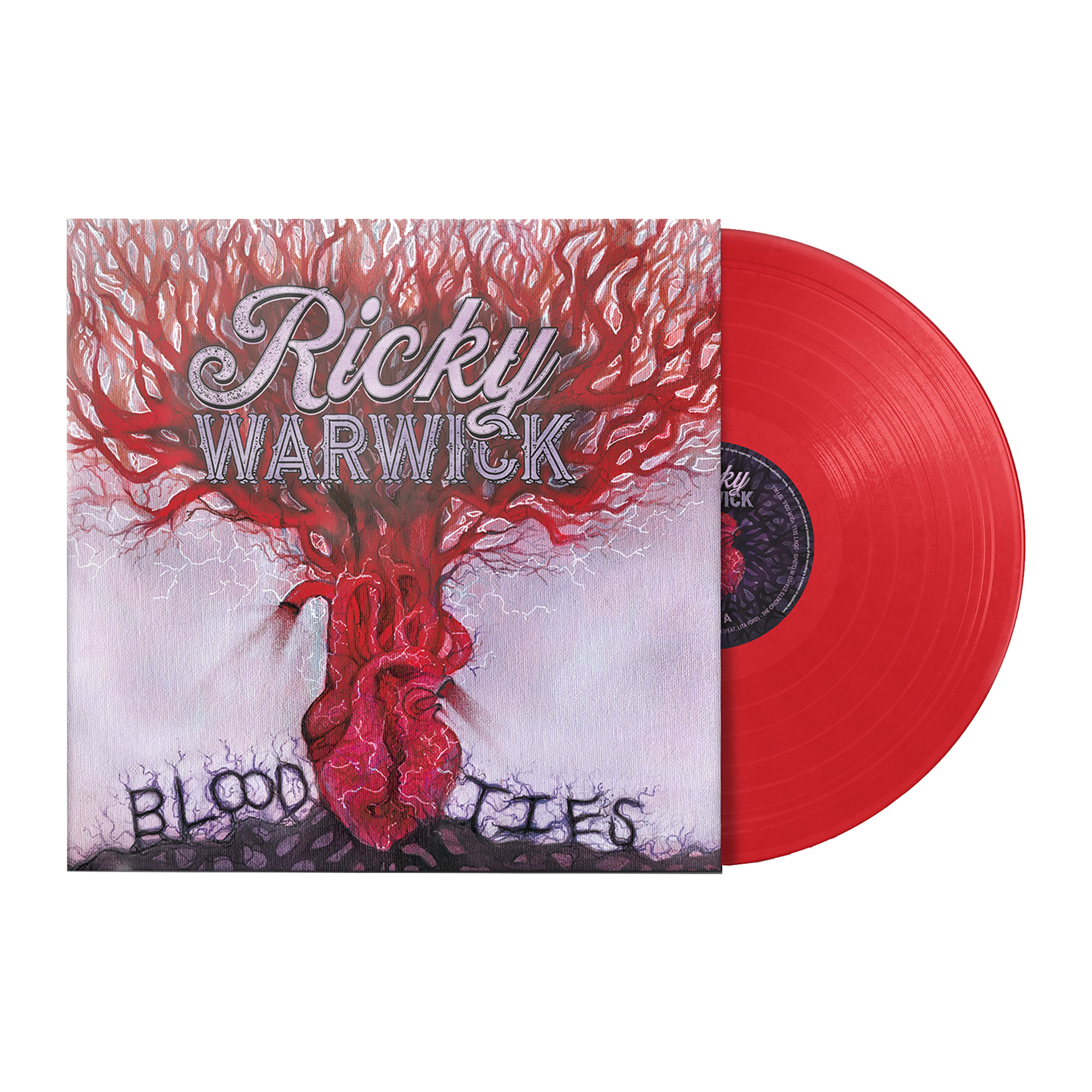 Ricky Warwick - Blood Ties: Blood Red Vinyl LP