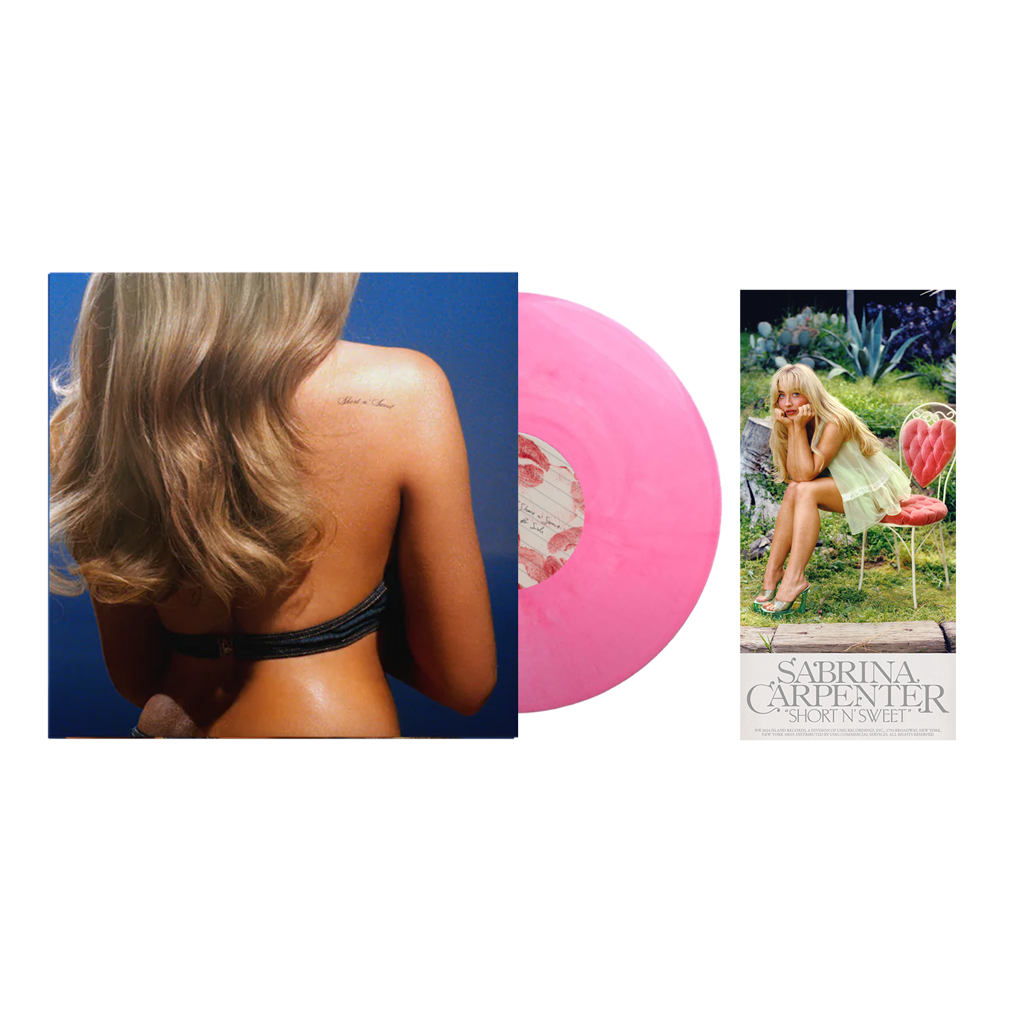 Sabrina Carpenter - Short n' Sweet: Limited Pink Vinyl LP (w/ Poster)