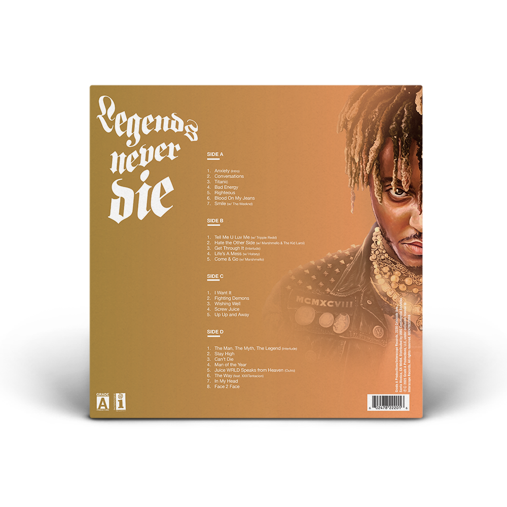 Juice WRLD - Legends Never Die (5 Year Anniversary Edition) Zoetrope Vinyl D2C Exclusive