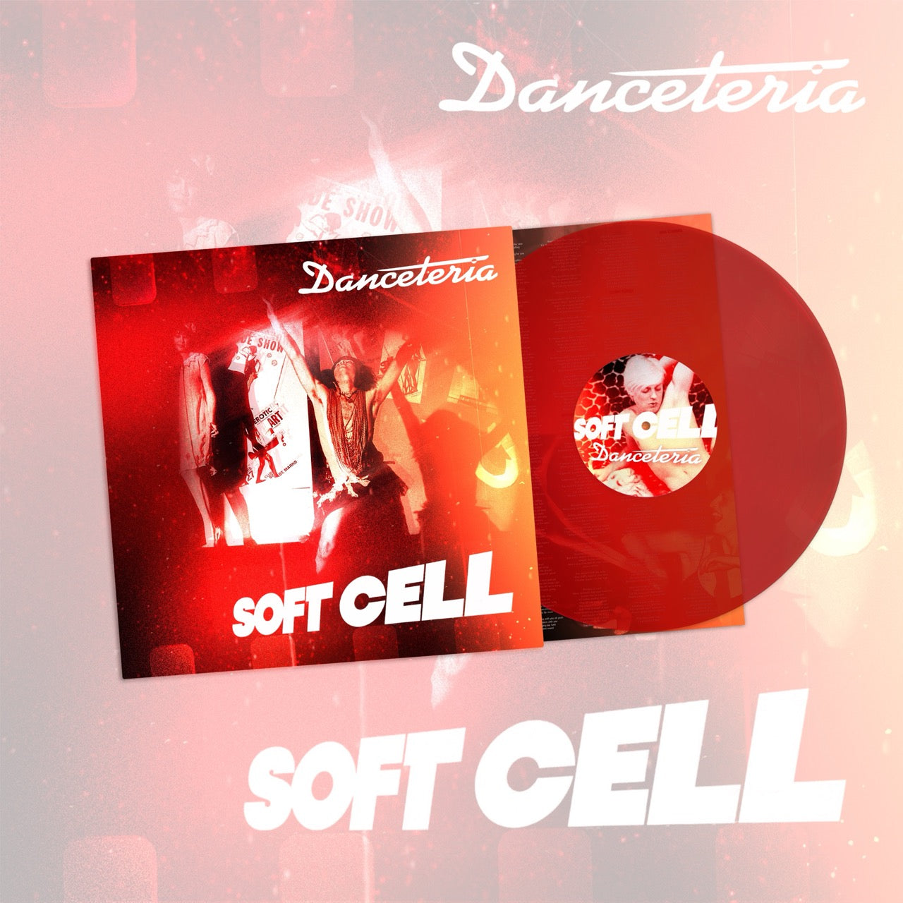 Soft Cell - Danceteria: Transparent Red Vinyl LP