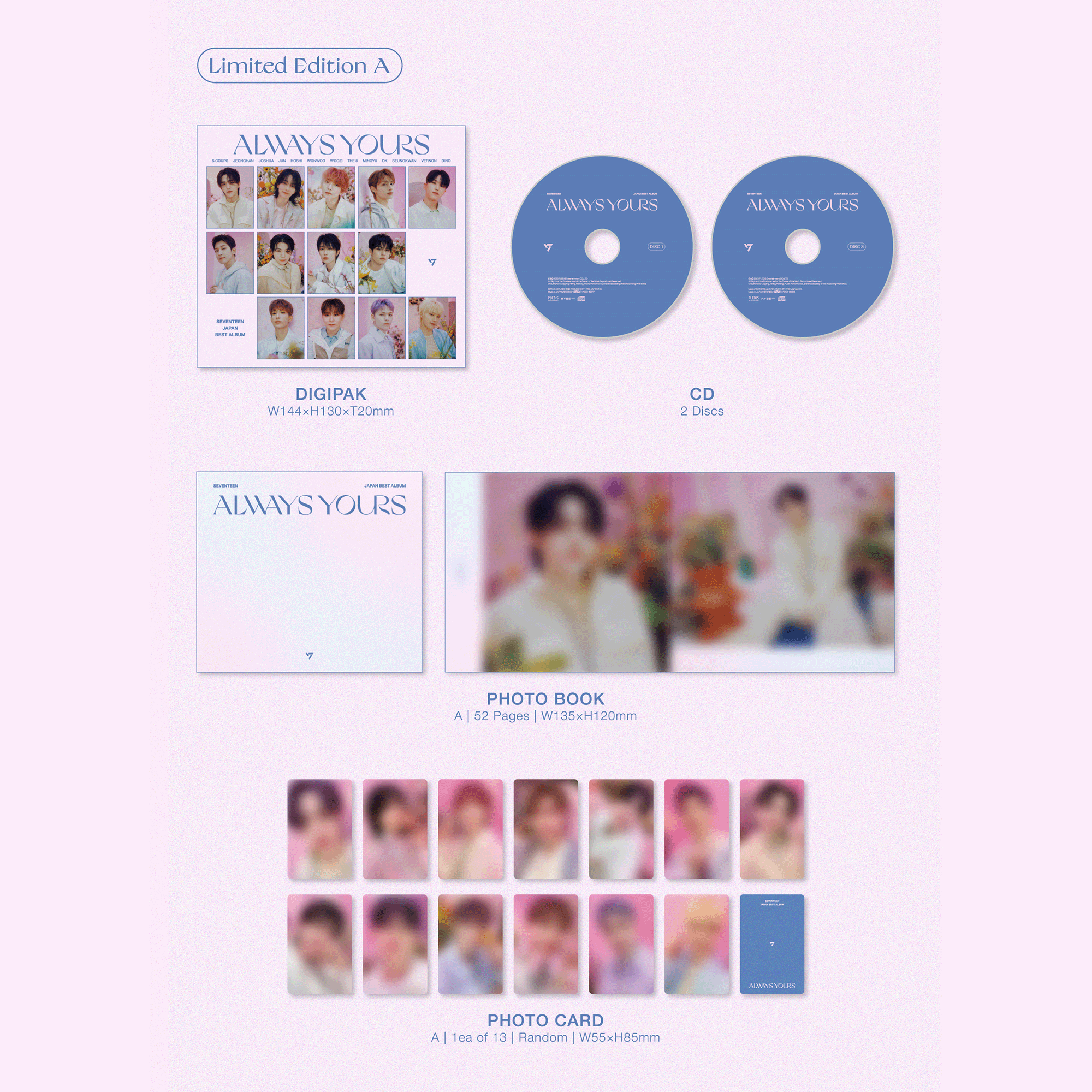 SEVENTEEN ALWAYS YOURS 通常盤 ジョンハン トレカ SEVENTEEN