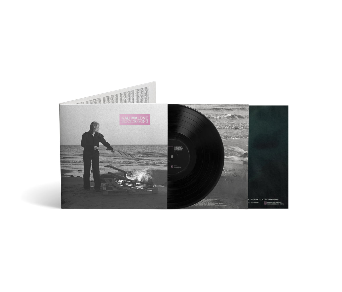 Kali Malone - Burning Song: Black Vinyl LP