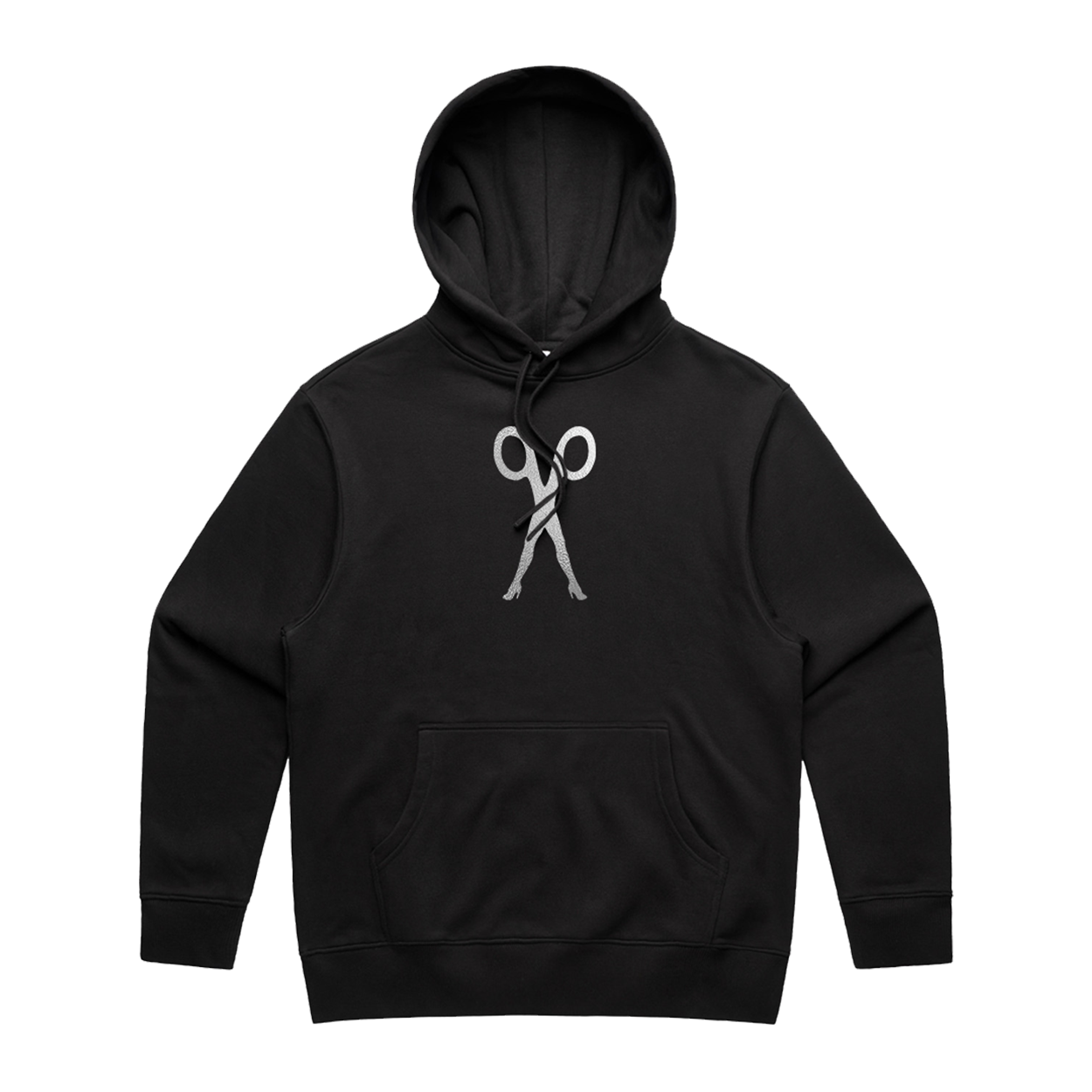 Scissor Sisters - Silver Foil Black Logo Hoodie