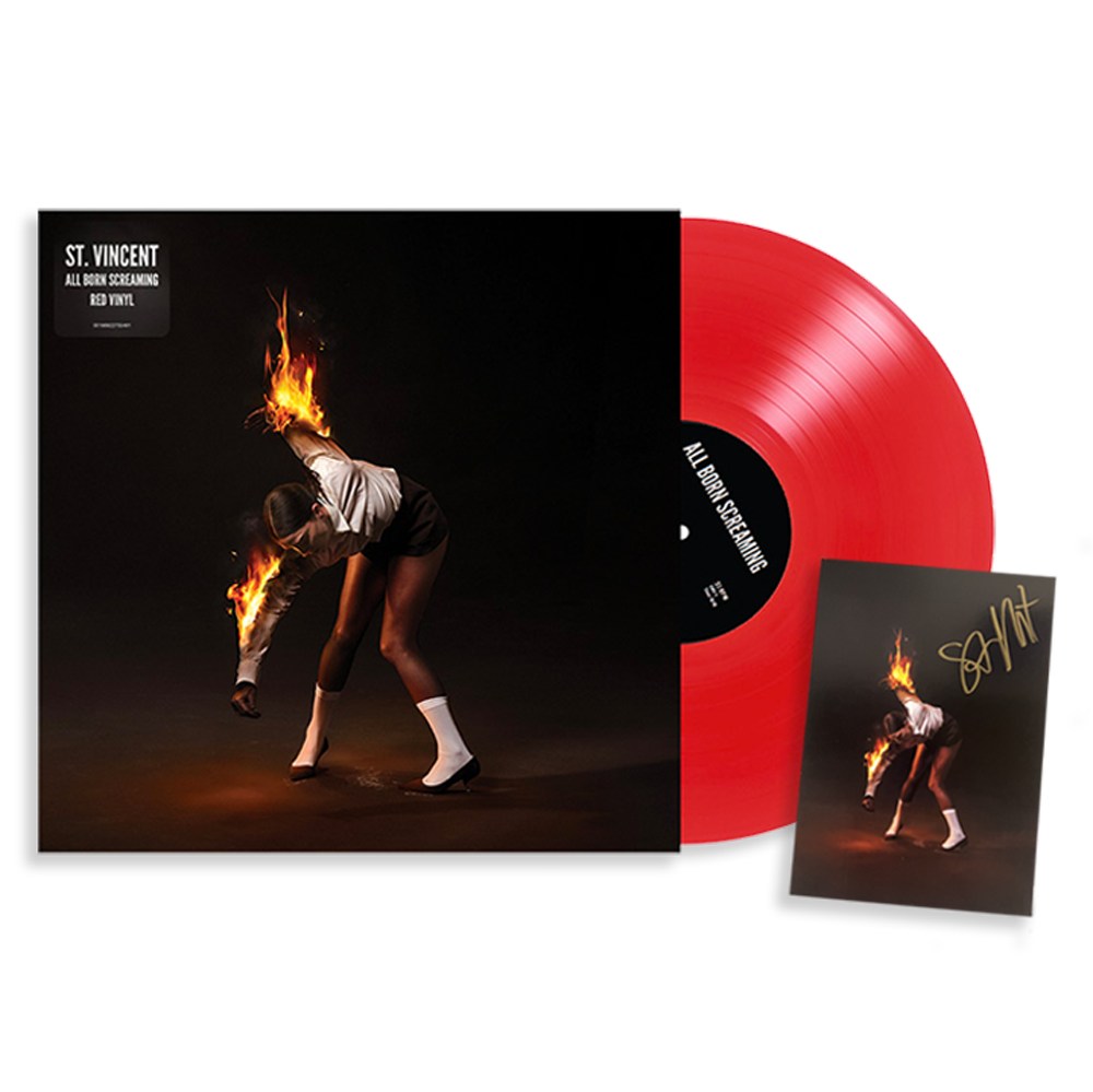 All Born Screaming: Limited Red Vinyl LP + Signed Art Card