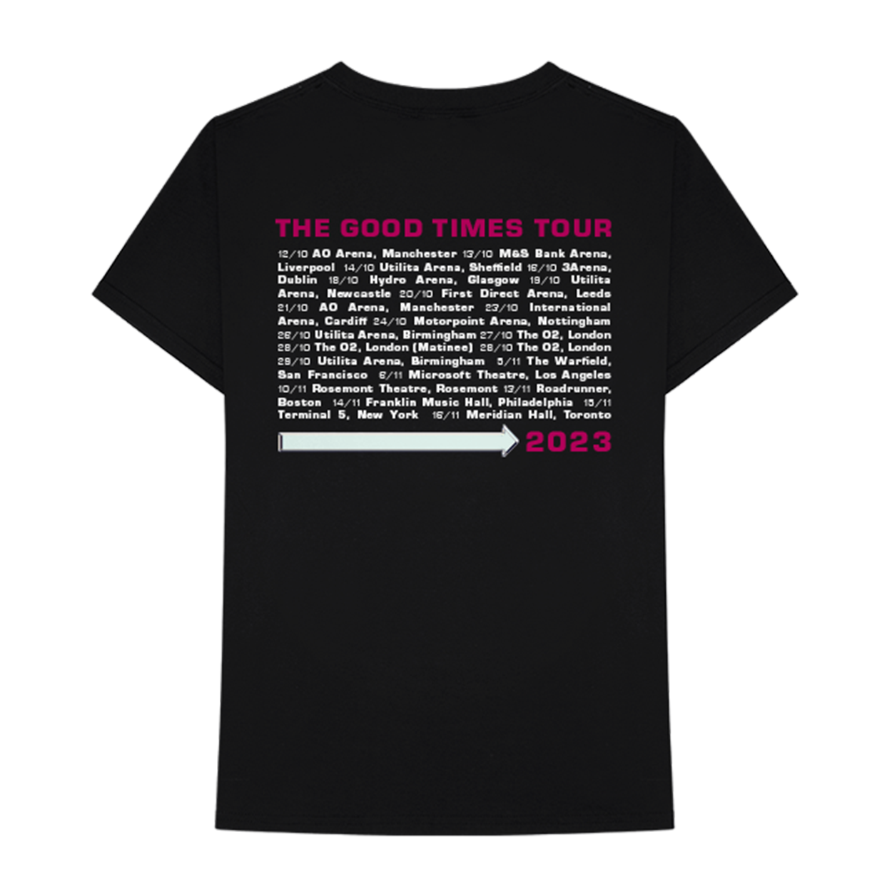 S Club 7 - S Club - Tour Admat Black Tee