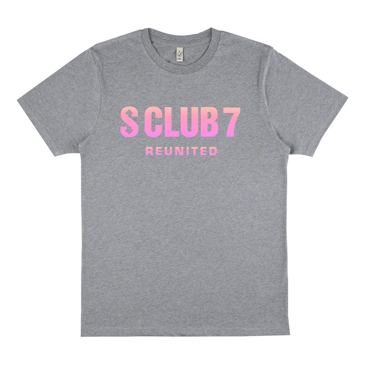 S Club 7 - S Club - Grey Sunset Logo T-shirt