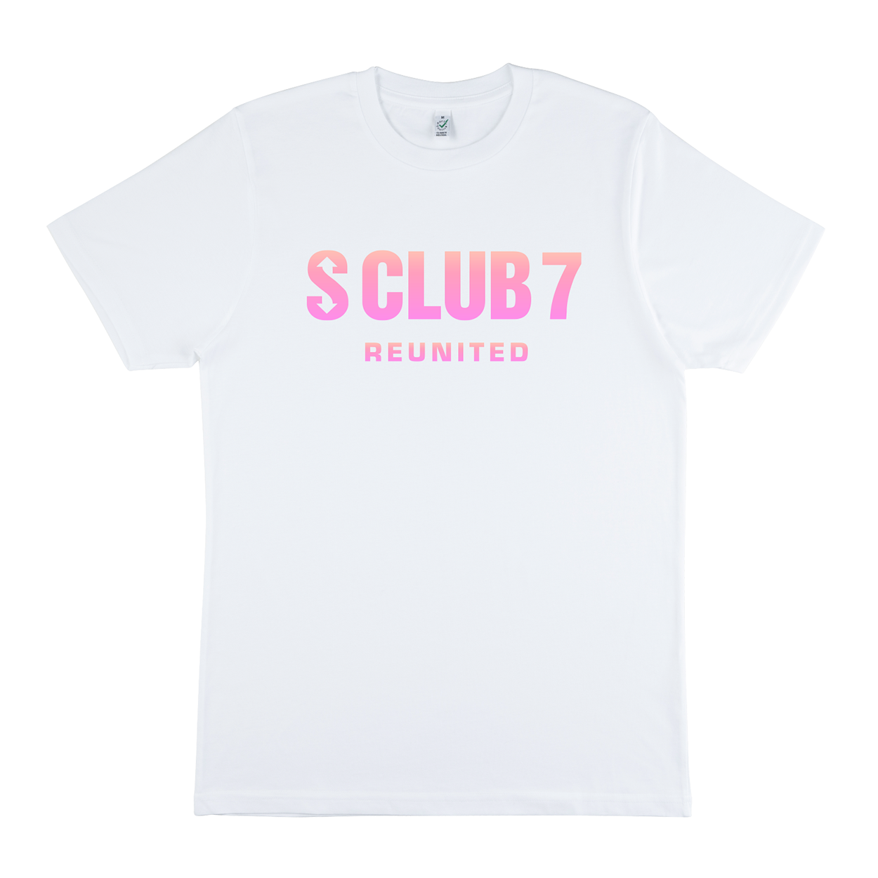 S Club 7 - S Club - White Sunset Logo T-shirt