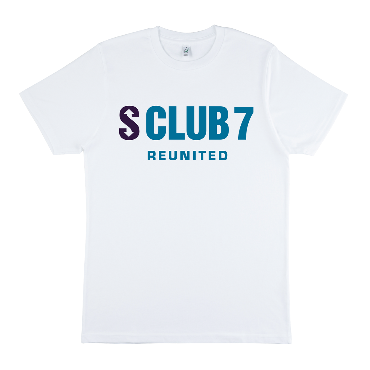 S Club 7 - S Club - White Logo T-shirt