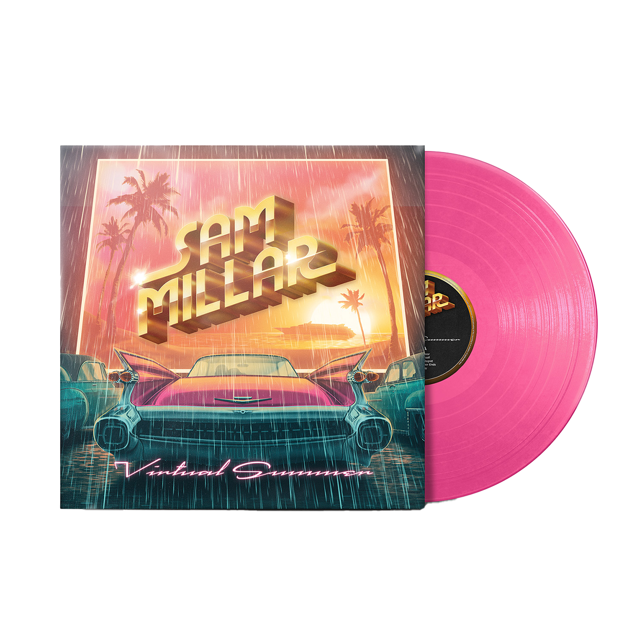 Sam Millar - Virtual Summer: Pink Vinyl LP