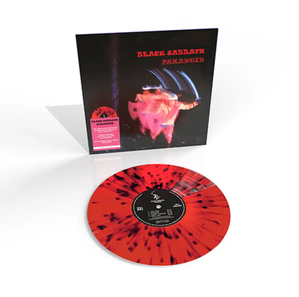 Black Sabbath - Paranoid: Limited Red/Black Splatter Vinyl LP [RSD24]