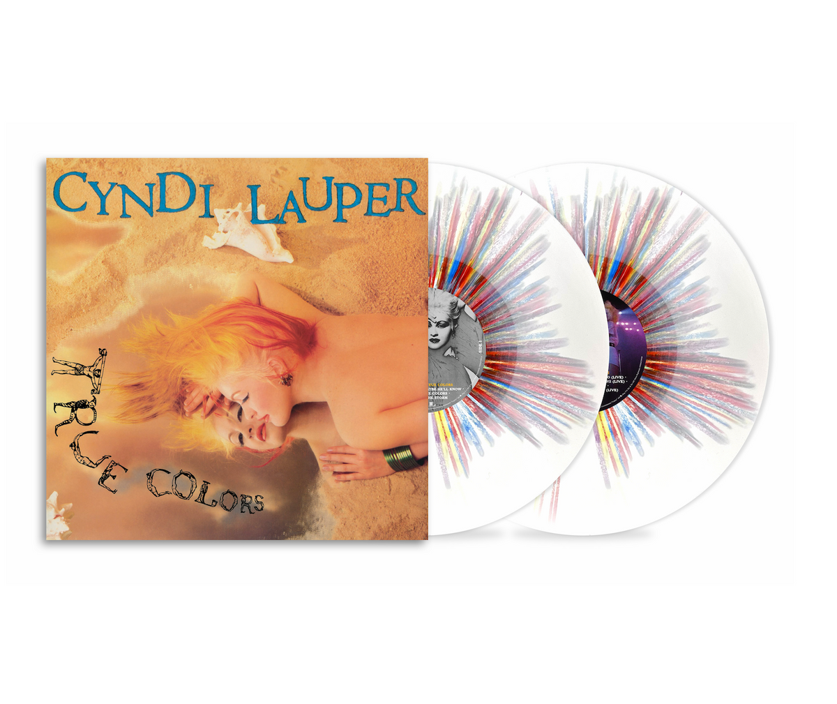 Cyndi Lauper - True Colours (40th Anniversary): Rainbow Sprinkle 2LP