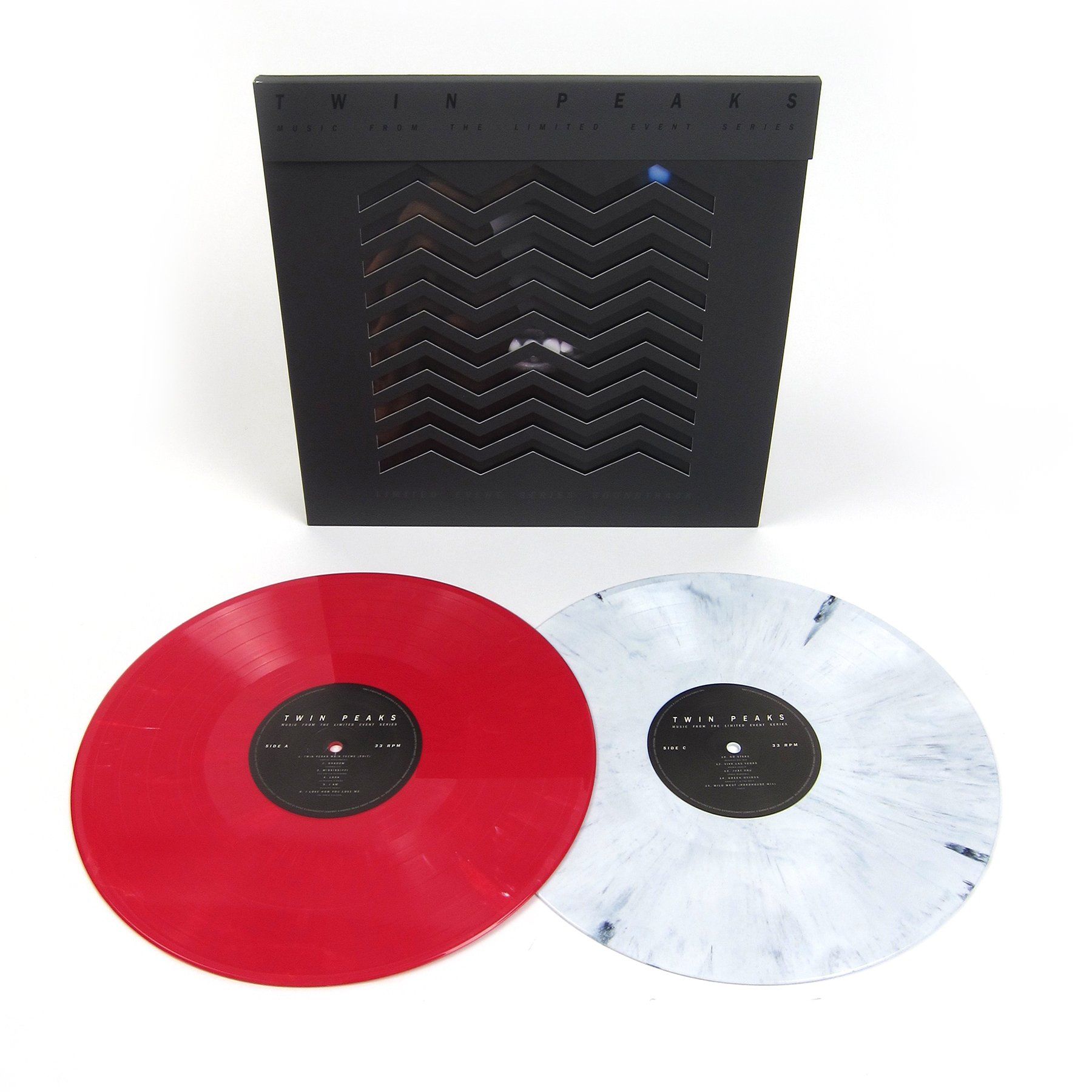 Original Soundtrack - Twin Peaks Music From The Limited Event Series: Limited Red & White Marble Vinyl 2LP