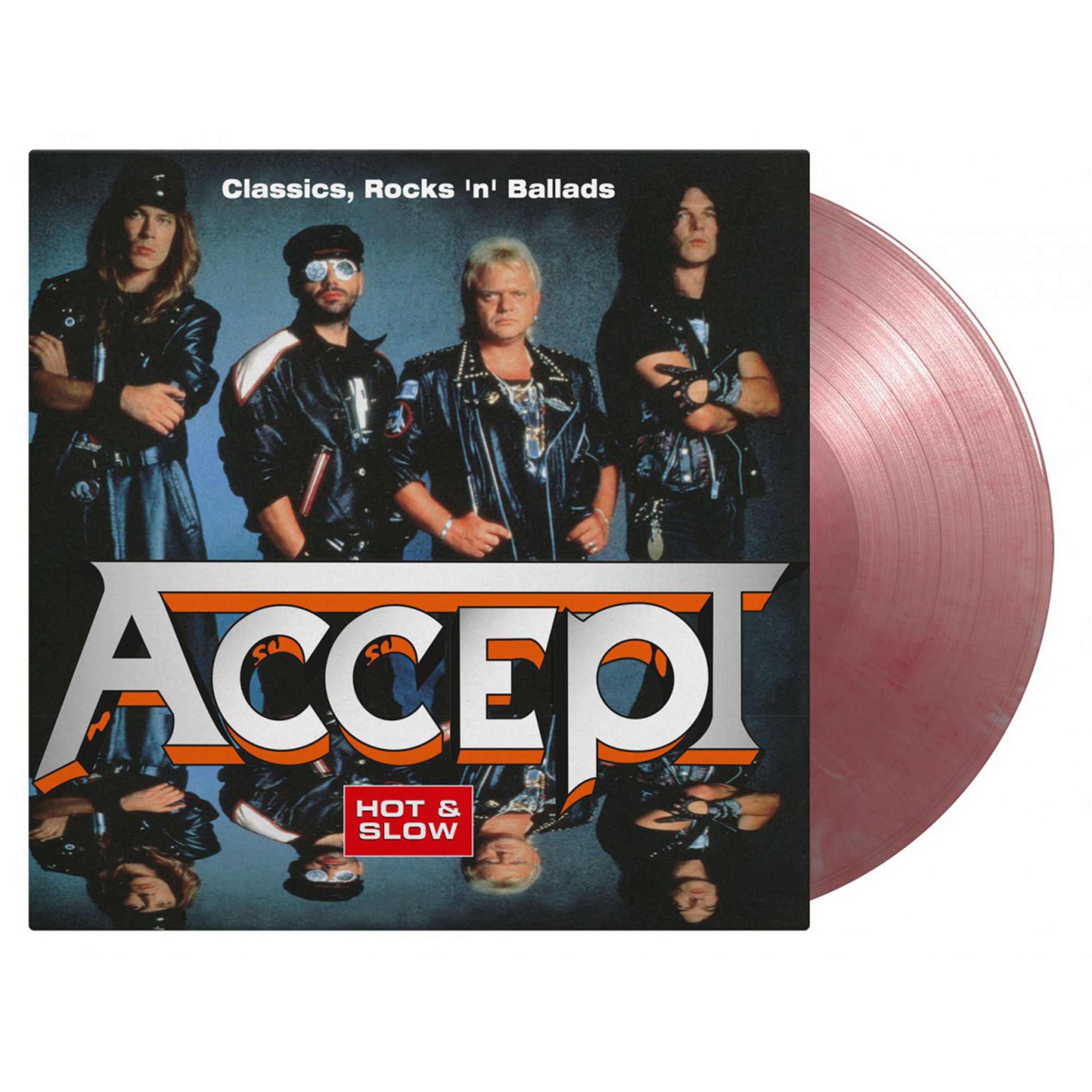 Accept - Hot and Slow, Classics Rock n Roll Ballads: Limited Silver + Red Marbled Vinyl LP