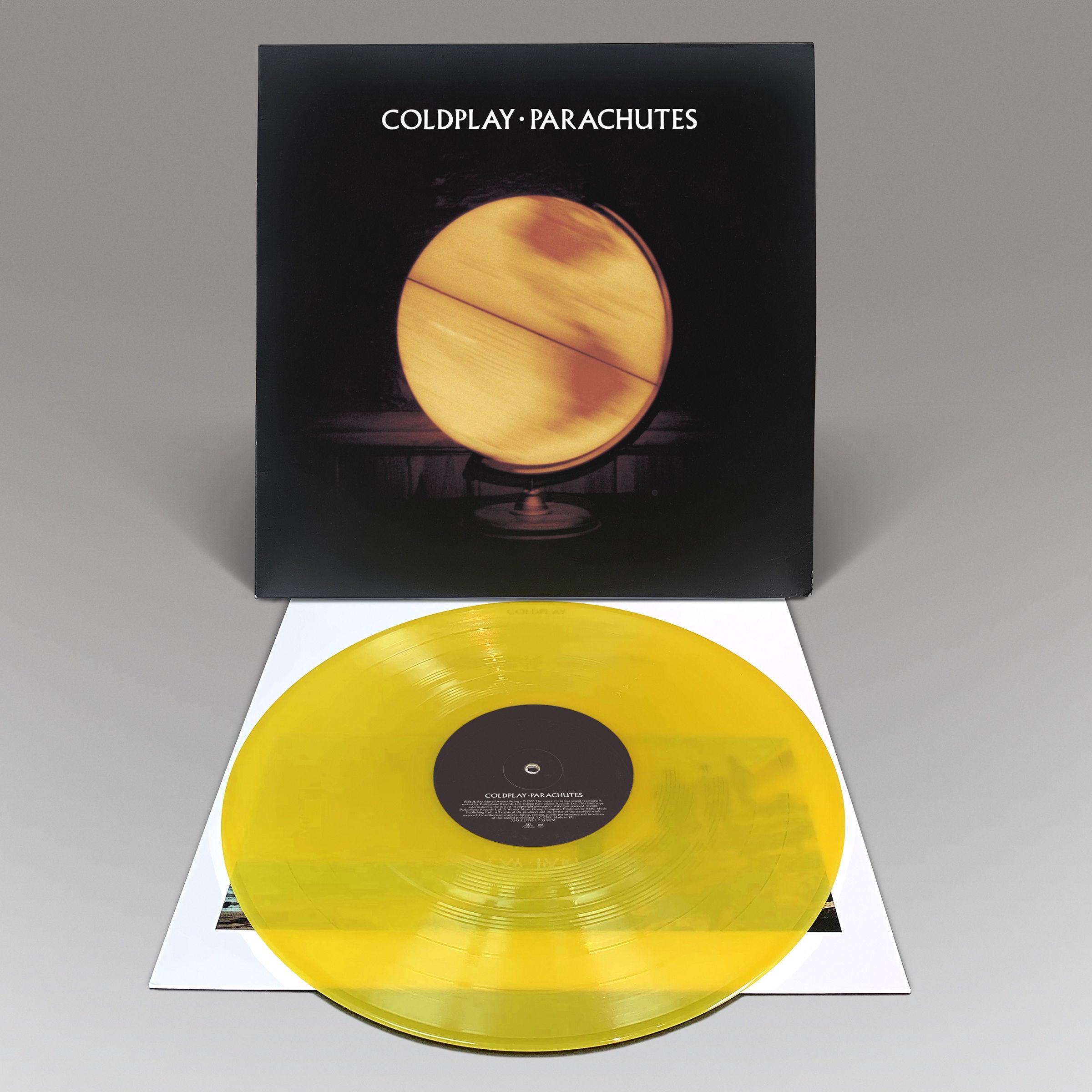 Coldplay - Parachutes: Limited 20th Anniversary Clear Yellow Vinyl LP