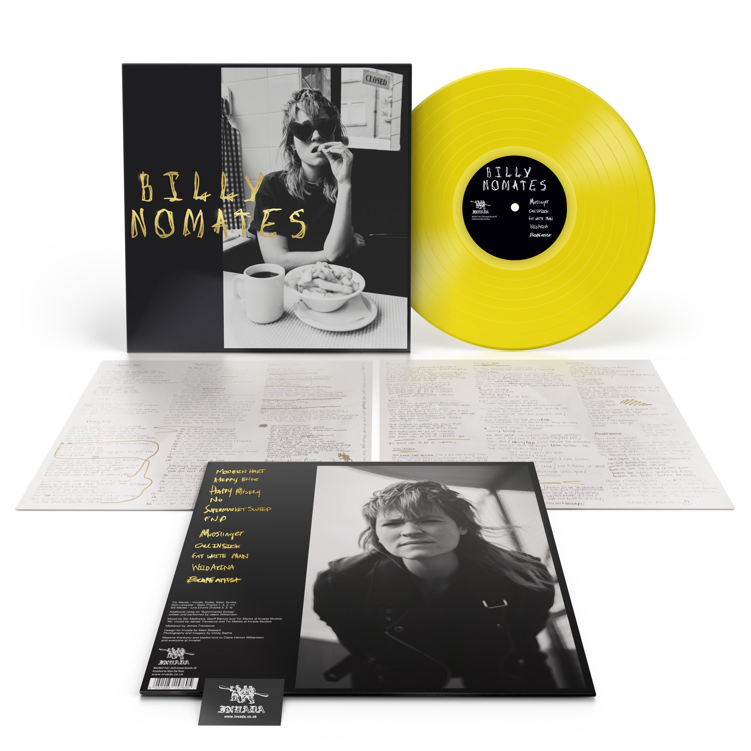Billy Nomates - Billy Nomates: Limited Edition Yellow Vinyl LP