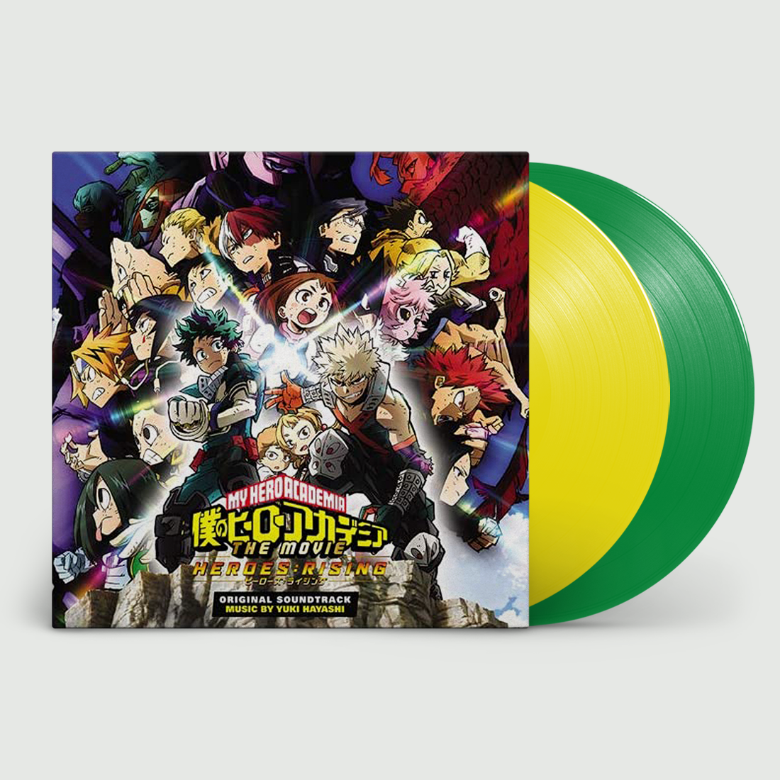 Yuki Hayashi - My Hero Academia - Heroes Rising (OST): Limited Green + Yellow Vinyl 2LP