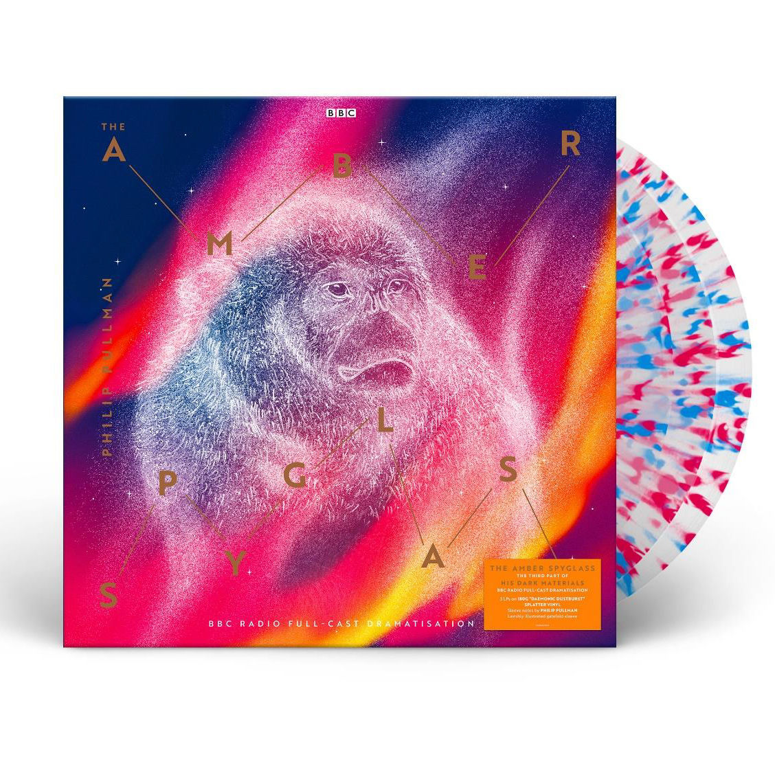 Philip Pullman - His Dark Materials - The Amber Spyglass: 180g Daemonic Dustburst Splatter Vinyl 3LP
