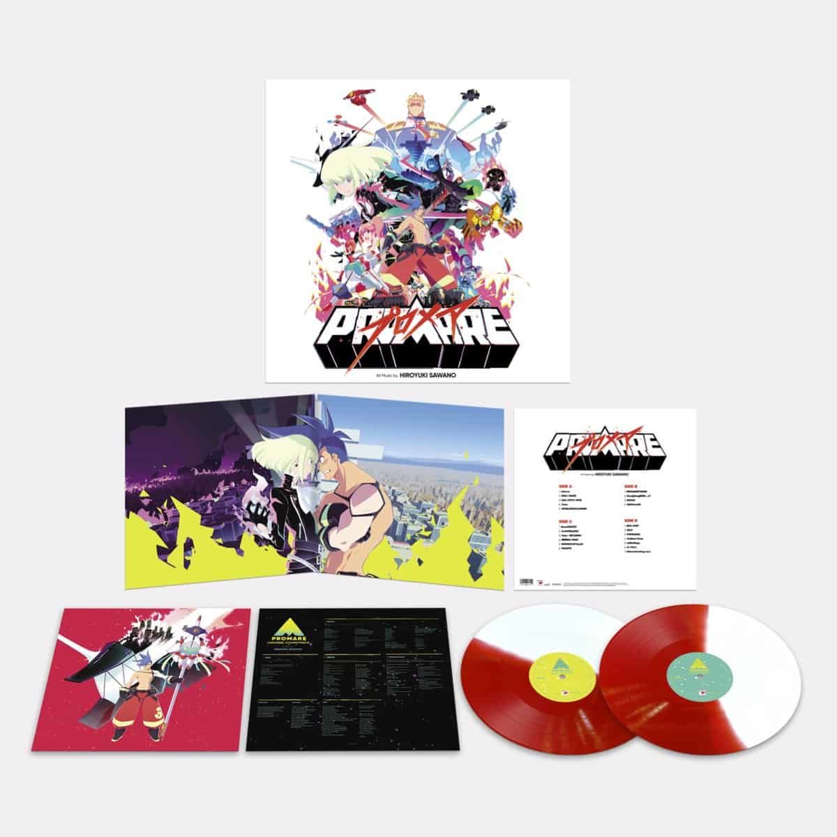 Hiroyuki Sawano - Promare (OST): Limited Red + White Split Vinyl 2LP