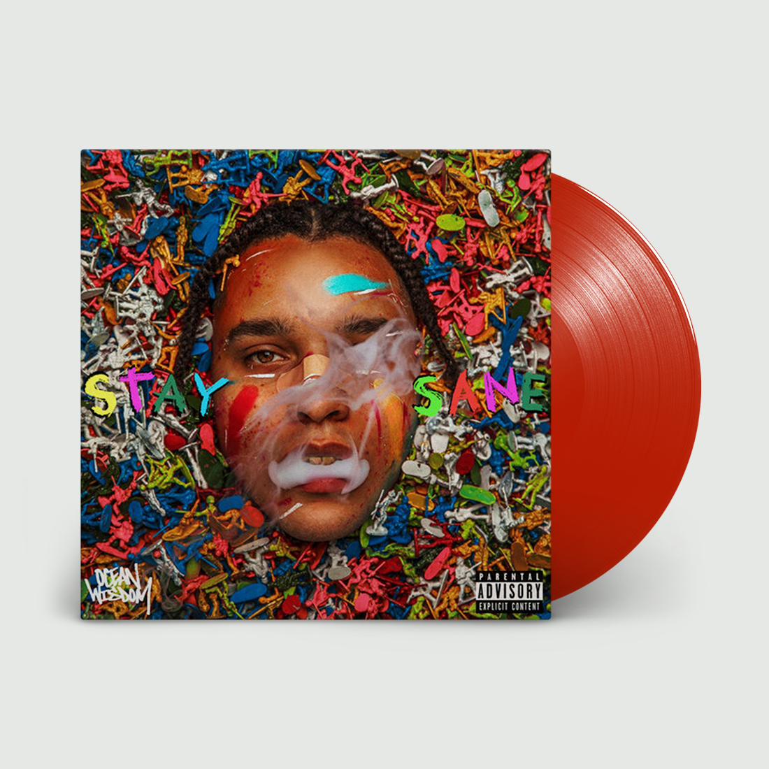 Ocean Wisdom - Stay Sane: Translucent Red Vinyl LP
