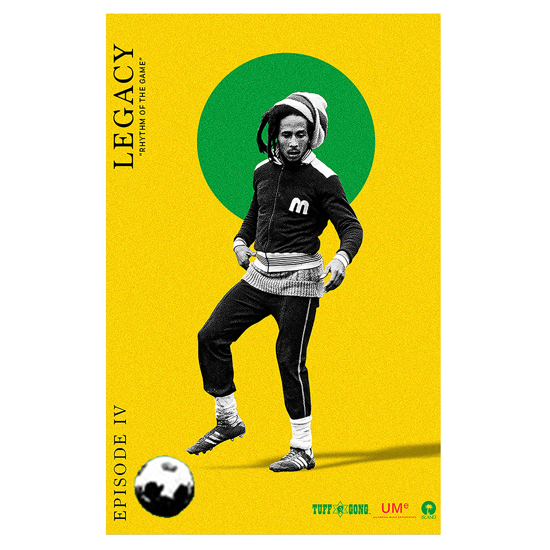 Bob Marley - Spotify Fans First Bob Marley Soccer Jersey Lithograph