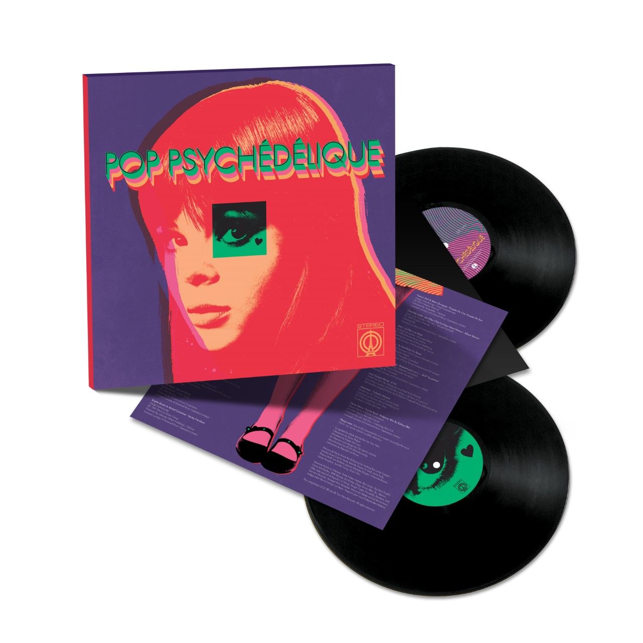 Various Artists - Pop Psychédélique (The Best of French Psychedelic Pop 1964-2019): Vinyl 2LP