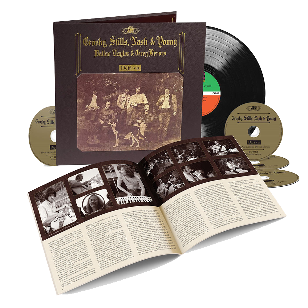 Crosby, Stills, Nash & Young - Déjà Vu (50th Anniversary Deluxe Edition): Book-Style Hard-Cover w/ Gold Foil Stamp