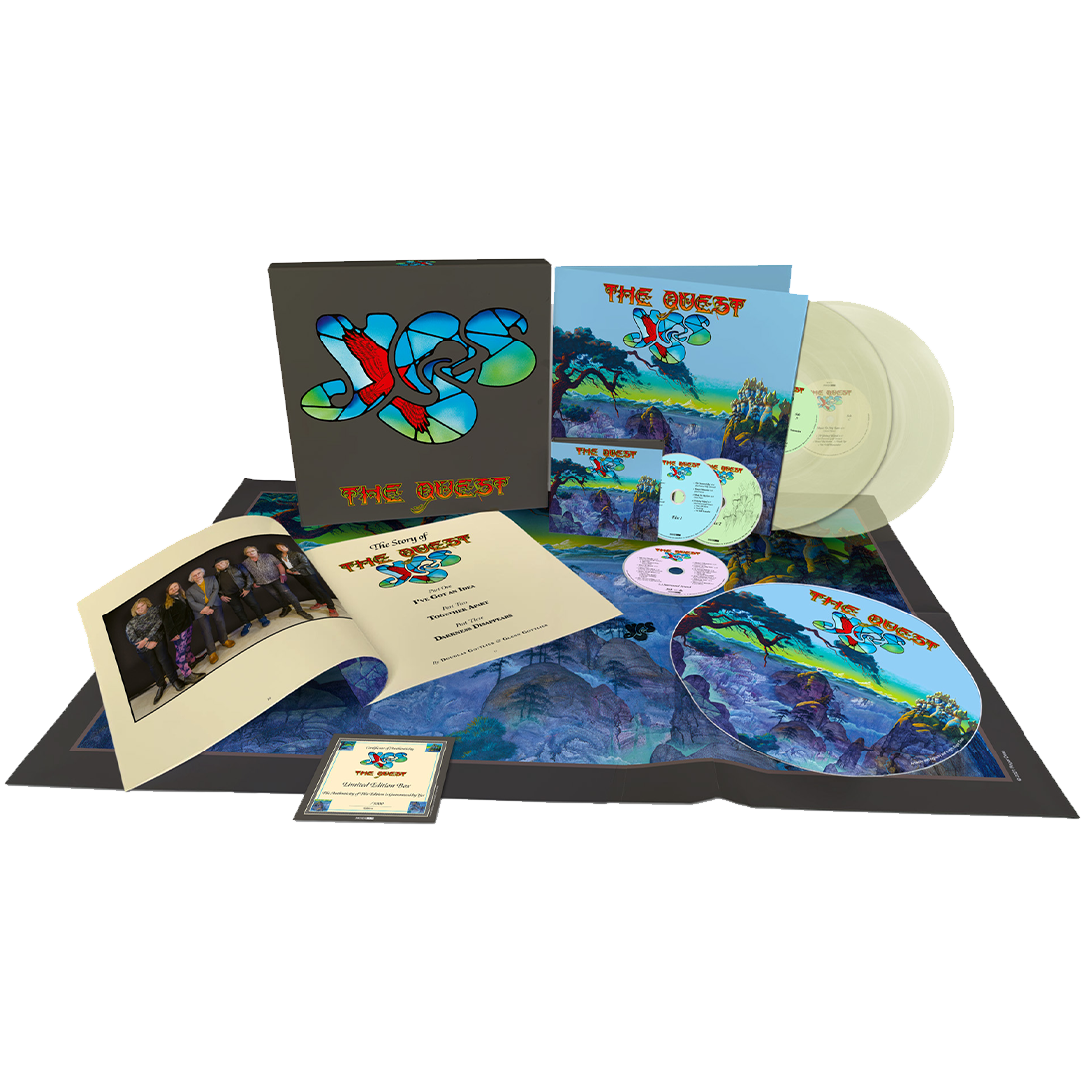 Yes - The Quest: Limited Deluxe Edition Clear Vinyl Box Set
