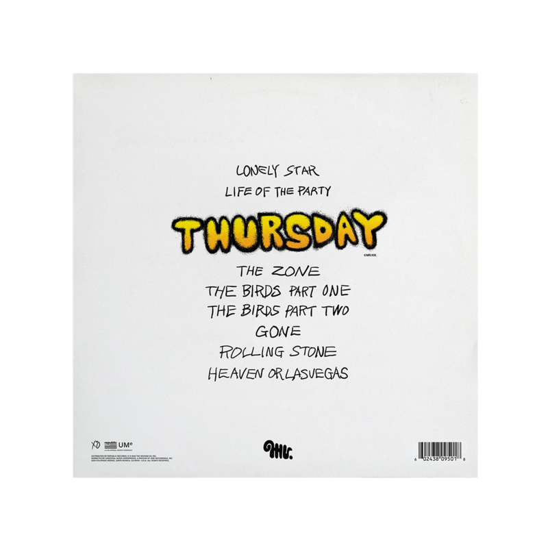 Thursday Discography The Weeknd - Thursday: 10-Year Limited Edition Vinyl 2LP - Recordstore