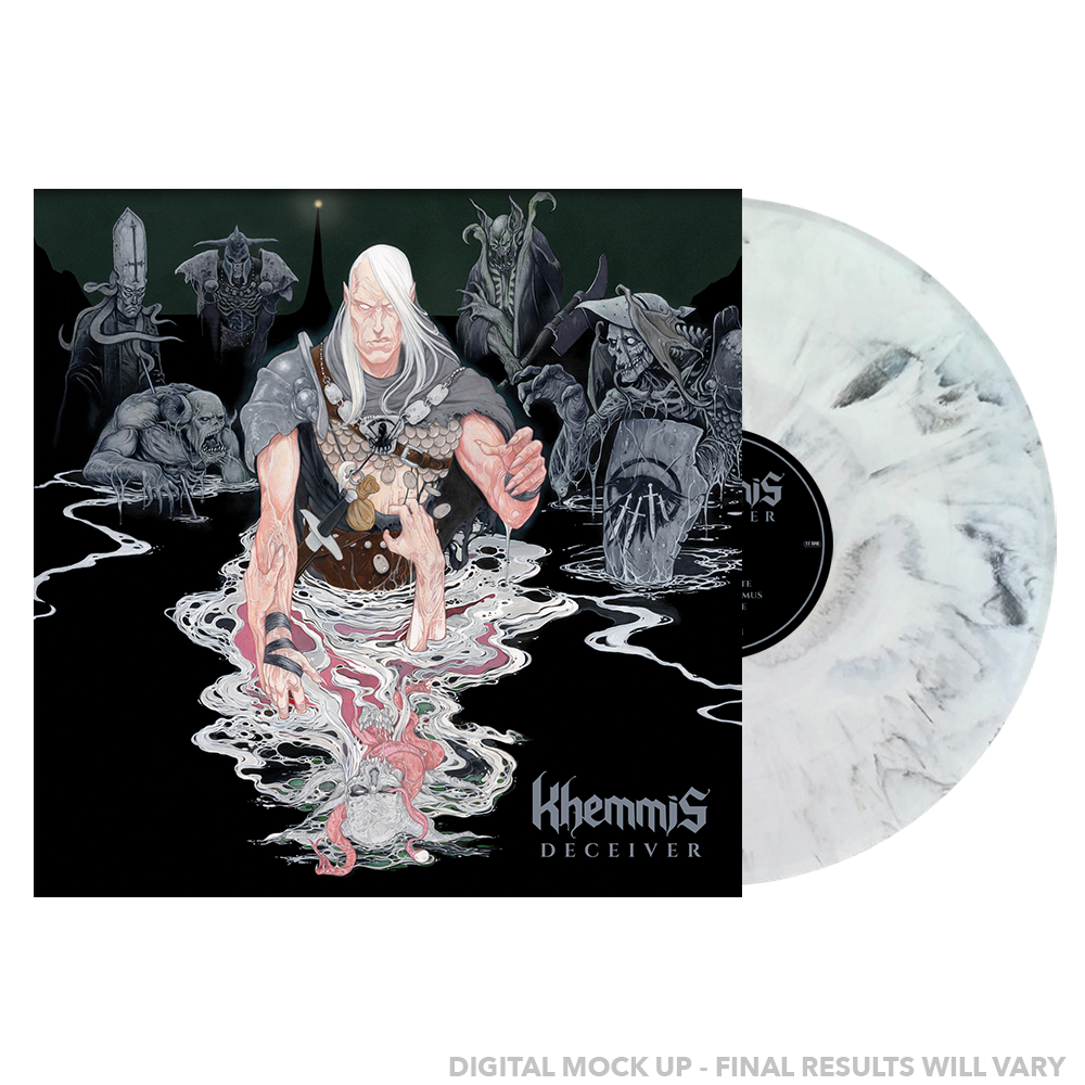 Khemmis - Deceiver: Limited Edition White and Black Vinyl LP