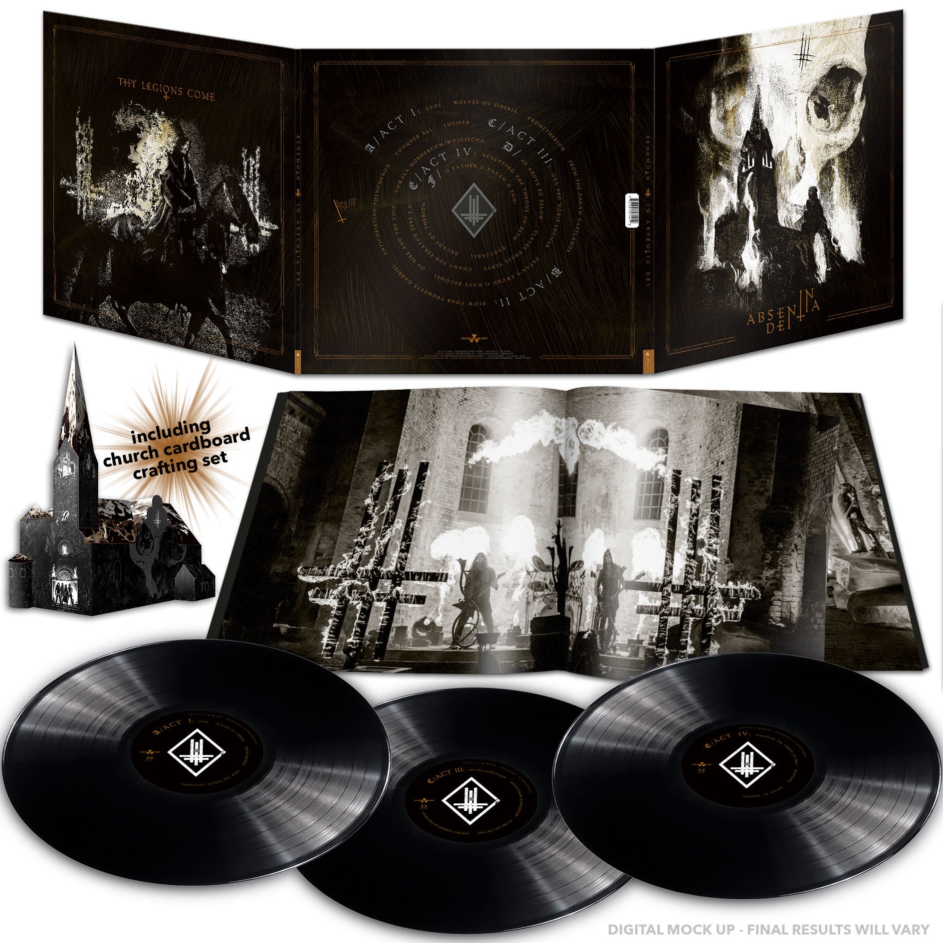 Behemoth - In Absentia Dei: Vinyl 3LP