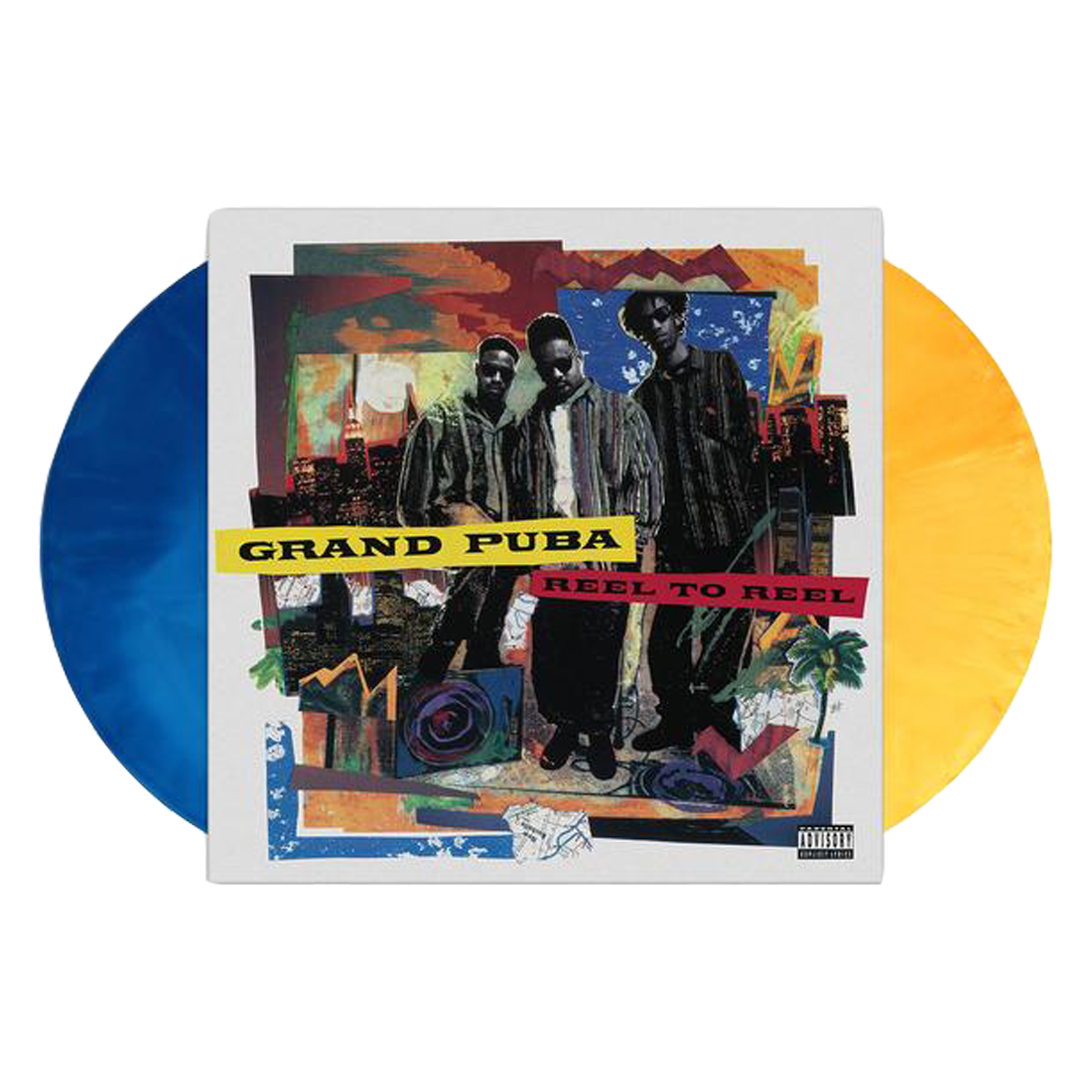 Grand Puba - Reel To Reel: Limited Blue / Yellow Vinyl 2LP