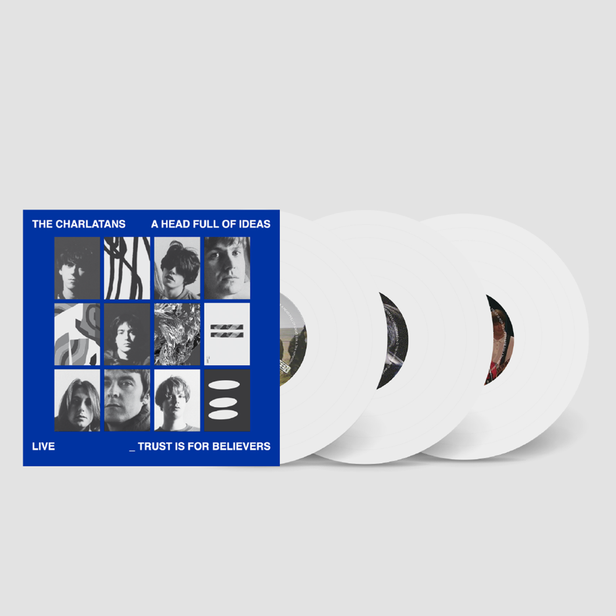 The Charlatans - A Head Full Of Ideas: Limited Edition Opaque White Vinyl 3LP