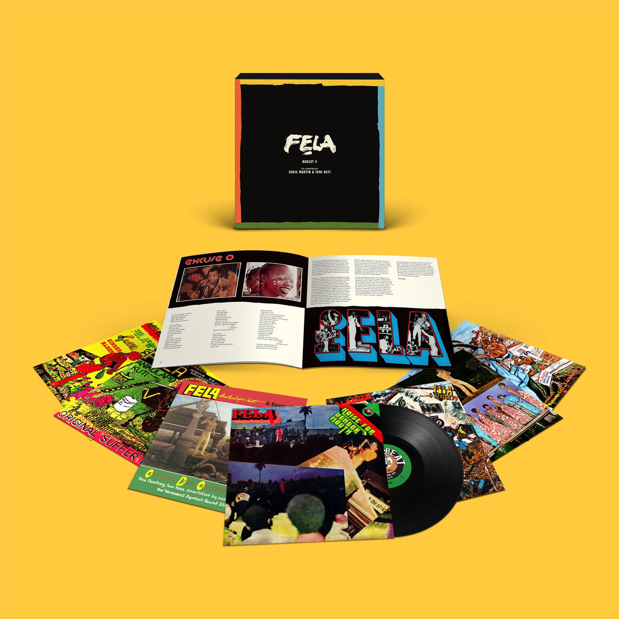 Fela Kuti - Box Set #5: Vinyl 7LP Boxset