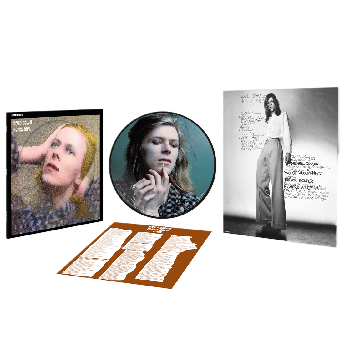 David Bowie - Hunky Dory (50th Anniversary): Picture Disc Vinyl LP