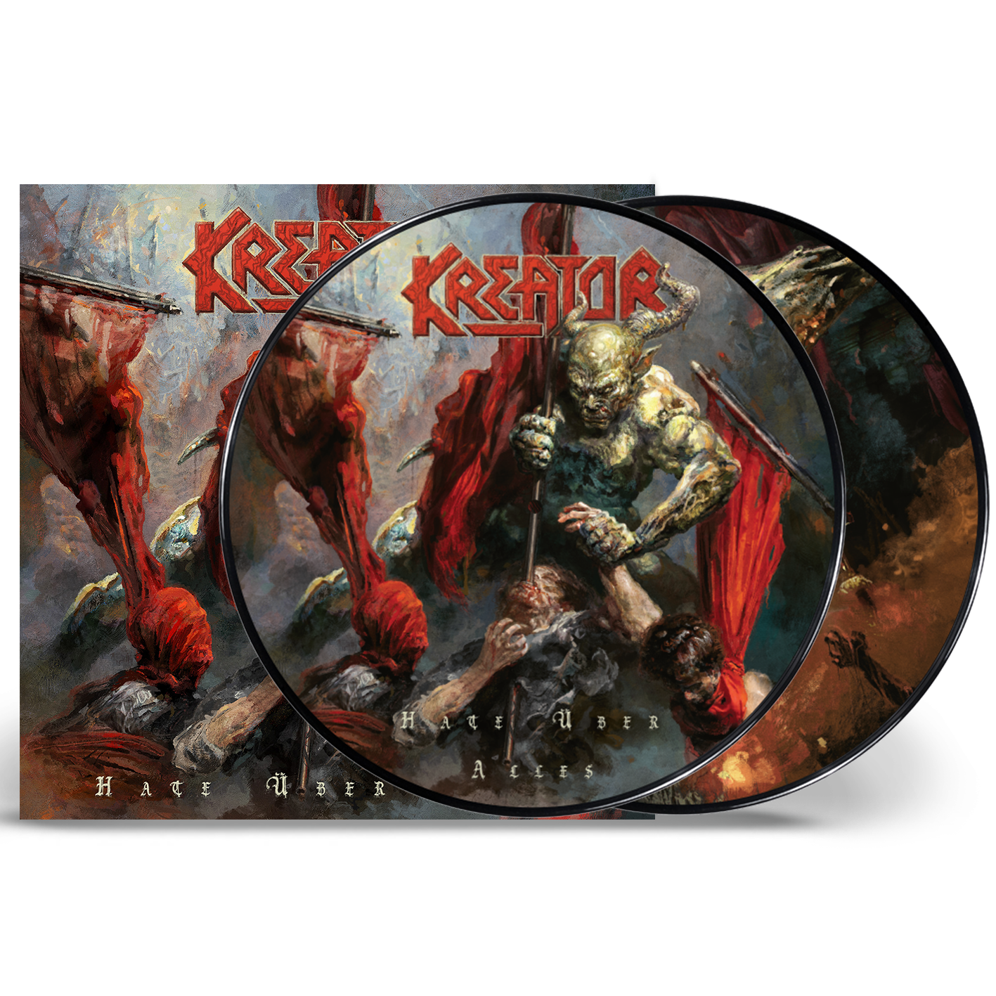 Kreator - Hate Über Alles: Limited Edition Trifold Double Picture Disc Vinyl 2LP