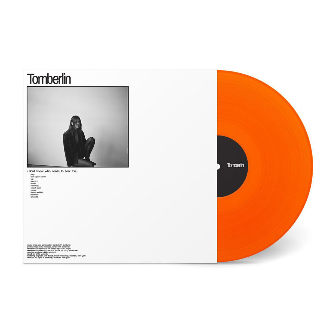 Tomberlin - I Don't Know Who Needs To Hear This: Limited Edition Transparent Orange Vinyl LP