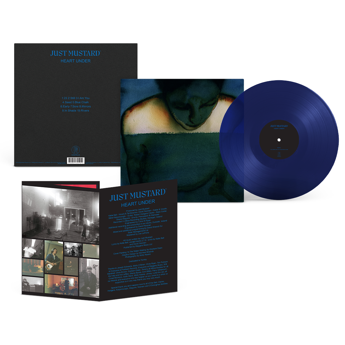 Just Mustard - Heart Under: Limited Edition Transparent Blue Vinyl LP