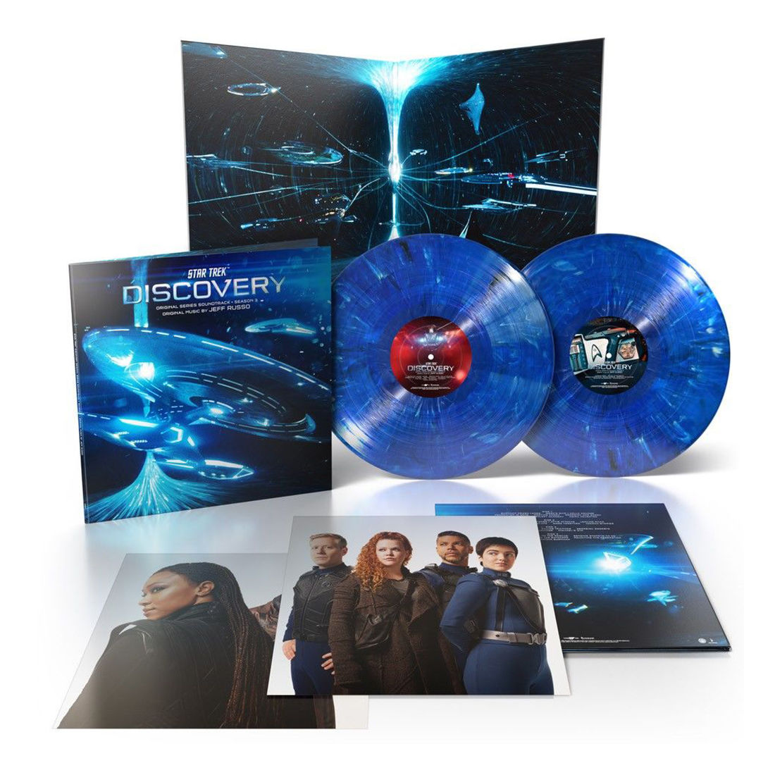 Jeff Russo - Star Trek Discovery Season 3: Limited Edition Blue & White Marbled Vinyl 2LP