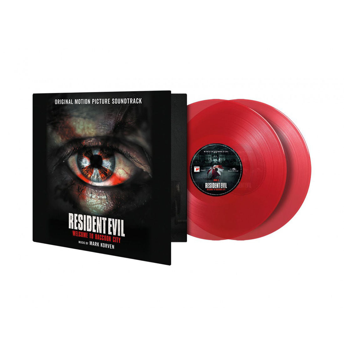 Mark Korven - Resident Evil - Welcome to Raccoon City OST: Limited Translucent Red Vinyl 2LP