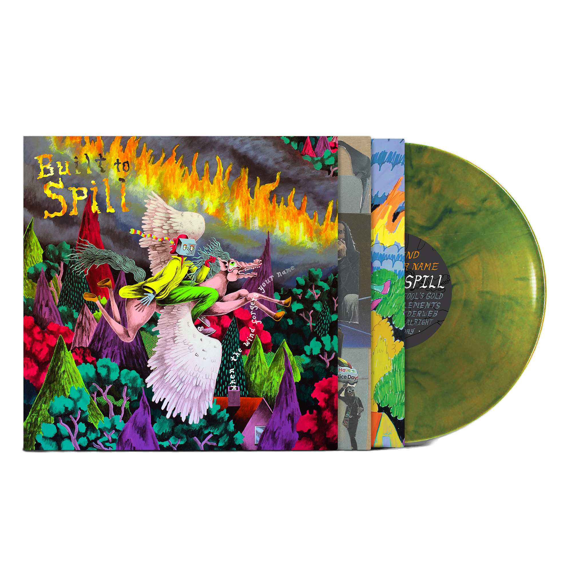 Built To Spill - When The Wind Forgets Your Name: Super Limited Misty Kiwi Fruit Vinyl LP