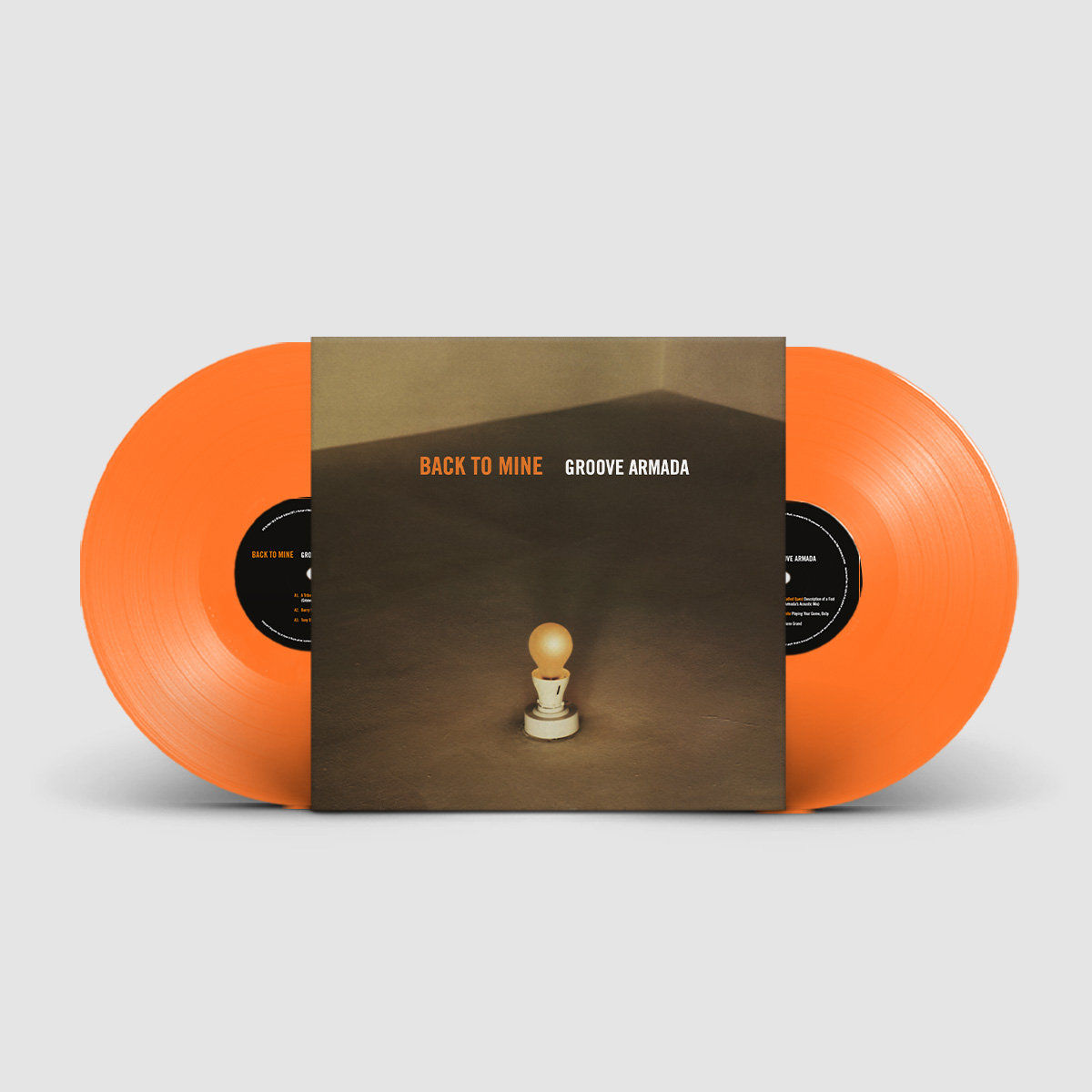 Various Artists - Back to Mine - Groove Armada: Limited Pumpkin Orange Vinyl 2LP