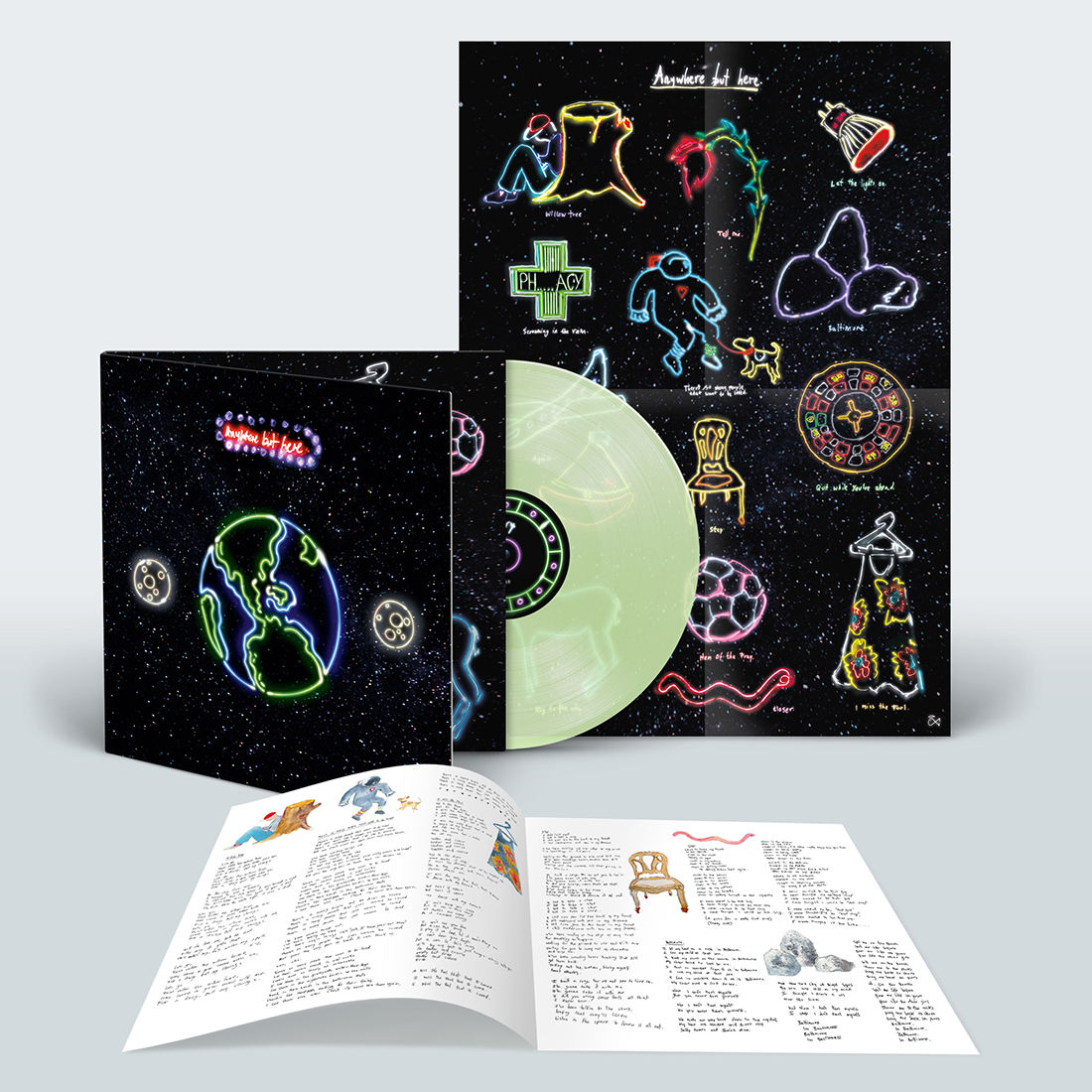 Sorry - Anywhere But Here: Transparent Bottle Green Vinyl LP
