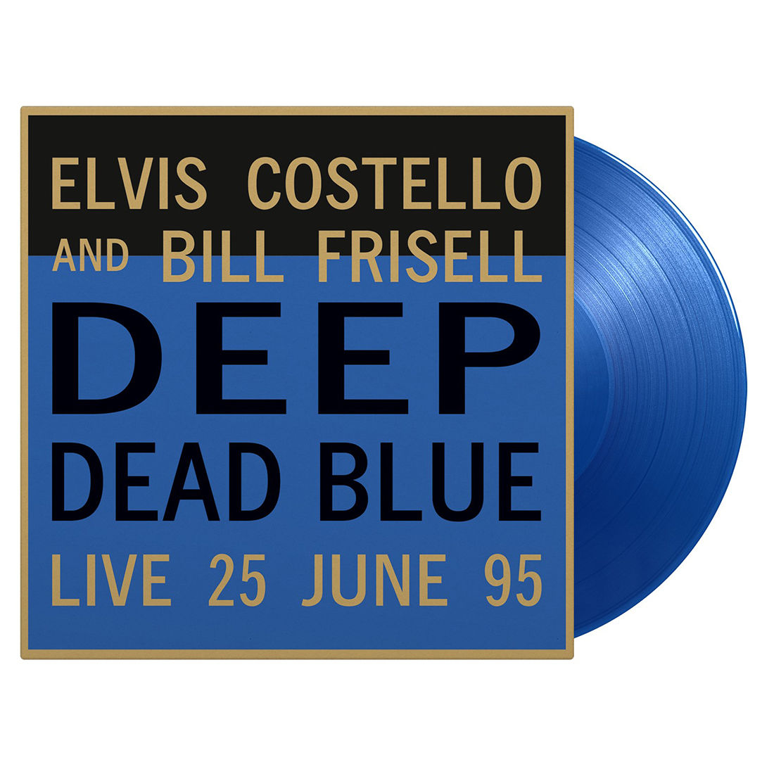 Elvis Costello and Bill Frisell - Deep Dead Blue - Live At Meltdown: Limited Translucent Blue Vinyl LP