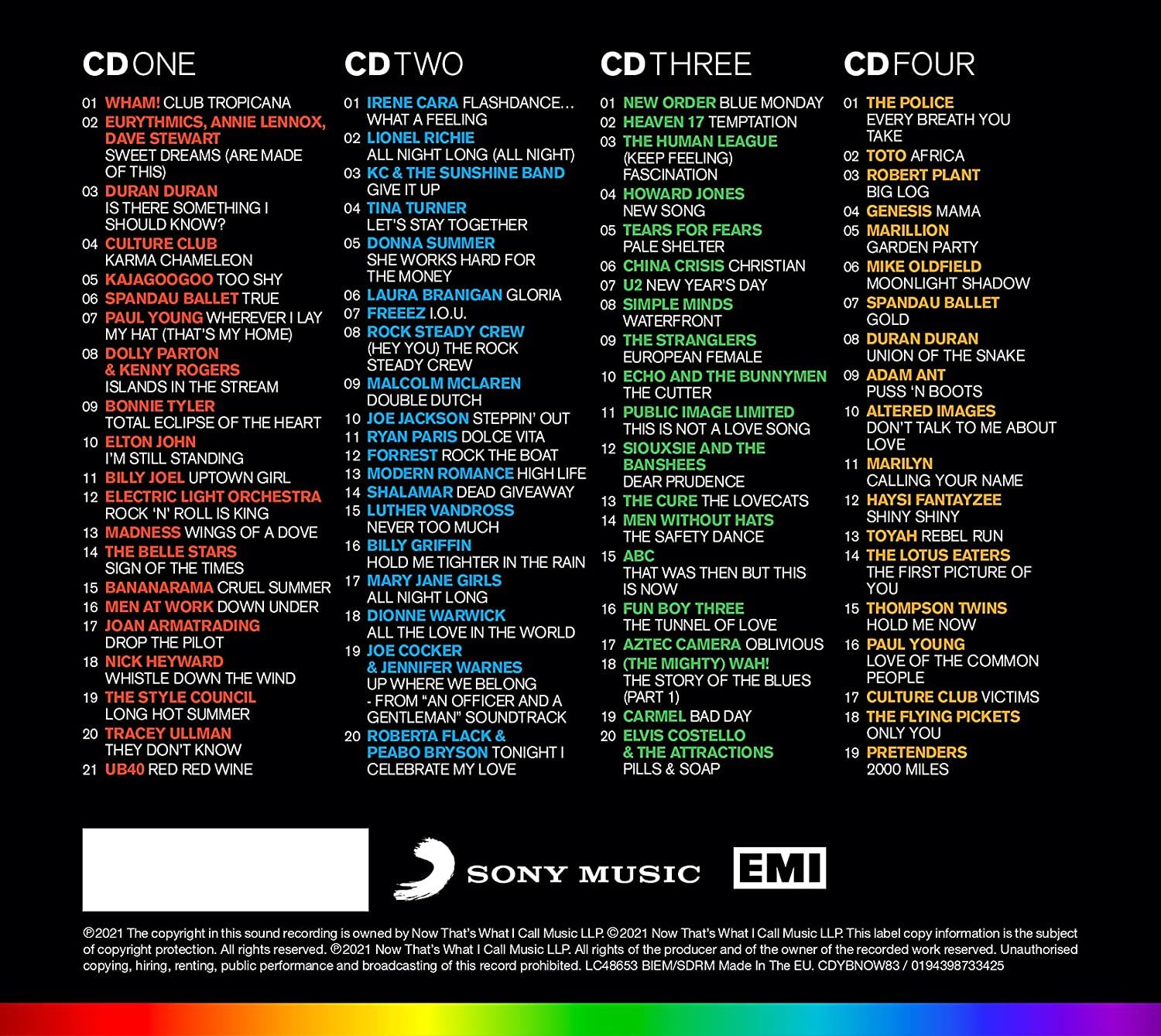 Various Artists - NOW – Yearbook 1983 (4CD)