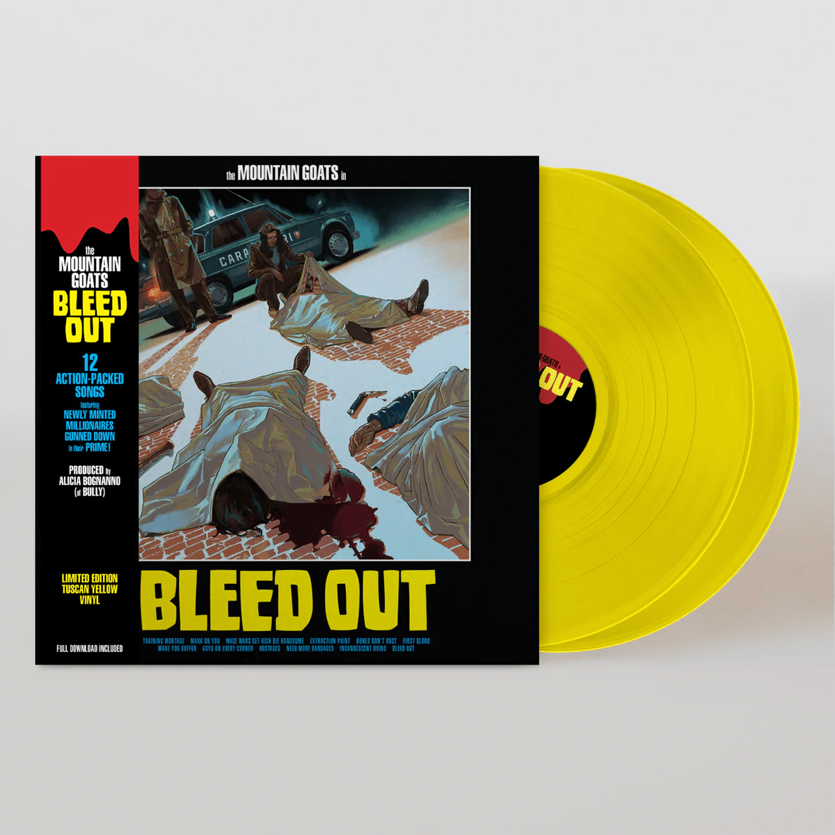 The Mountain Goats - Bleed Out: Yellow Vinyl 2LP                                                            