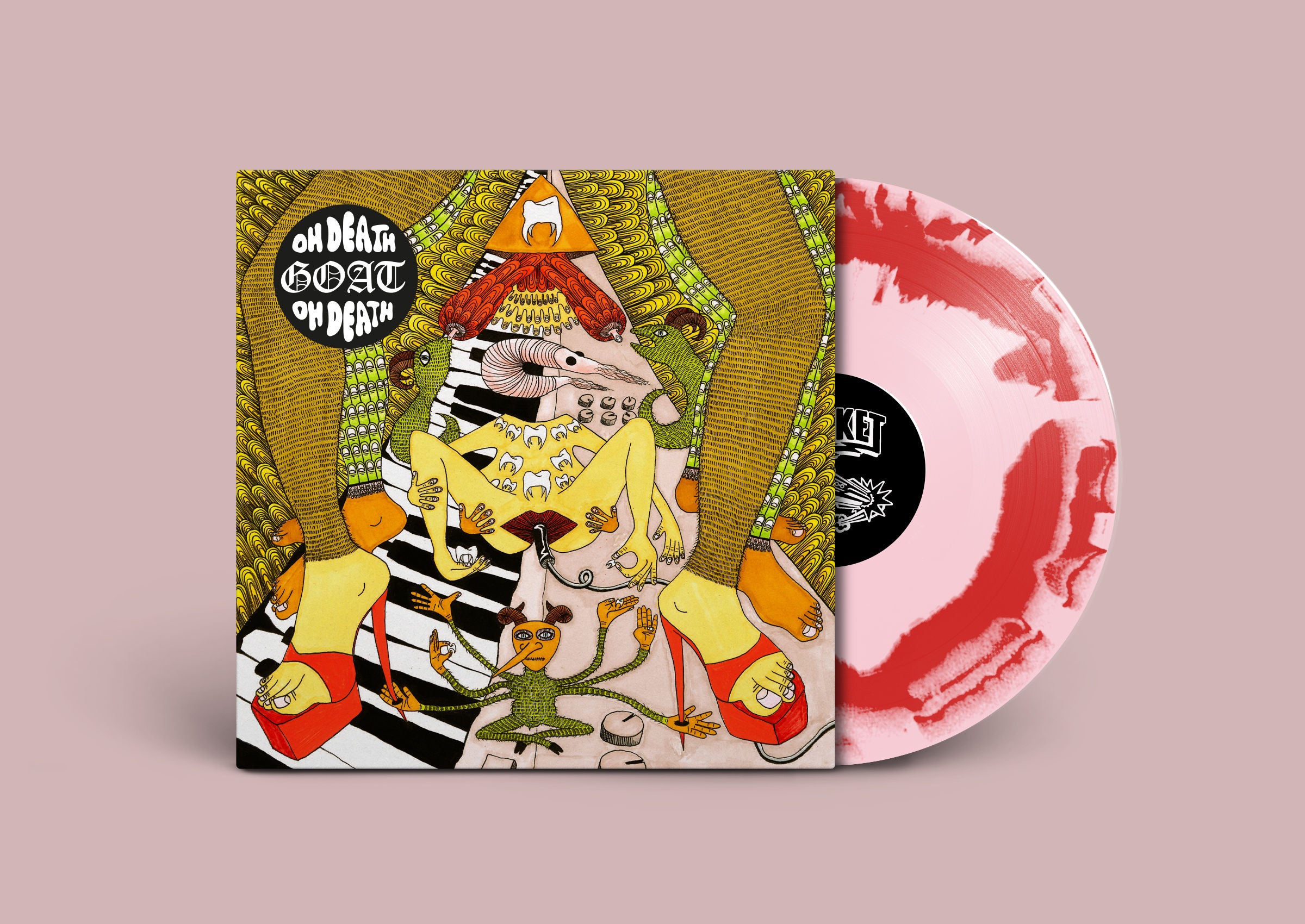 Goat - Oh Death: Limited Edition Cloudberry Swirl Vinyl 