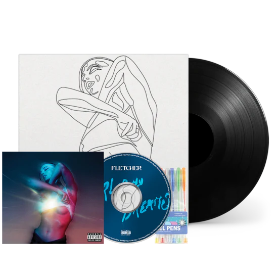 Girl Of My Dreams: DIY Vinyl LP, CD + Glitter Gel Pens